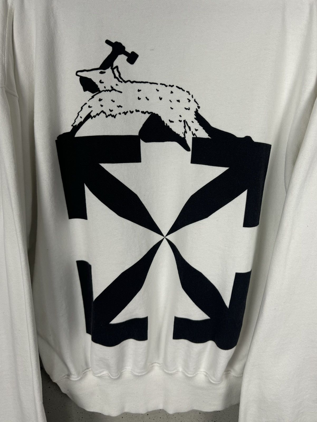 Off-White × Virgil Abloh Off-White World Caterpillar Print Hoodie - Medium Size US M / EU 48-50 / 2 - 4 Thumbnail