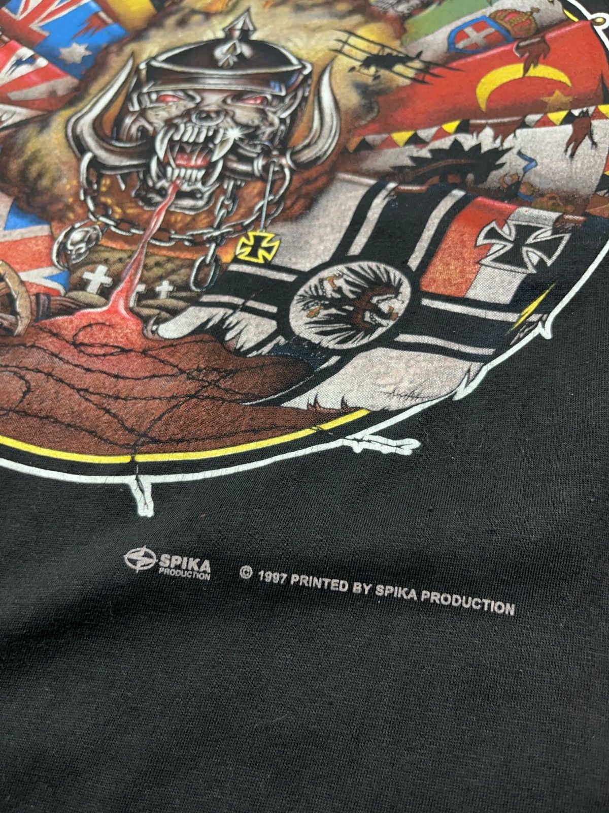 Band Tees Vintage 1997 Motorhead 1916 Band T-shirt Metallica Megadeth Size US XL / EU 56 / 4 - 4 Thumbnail