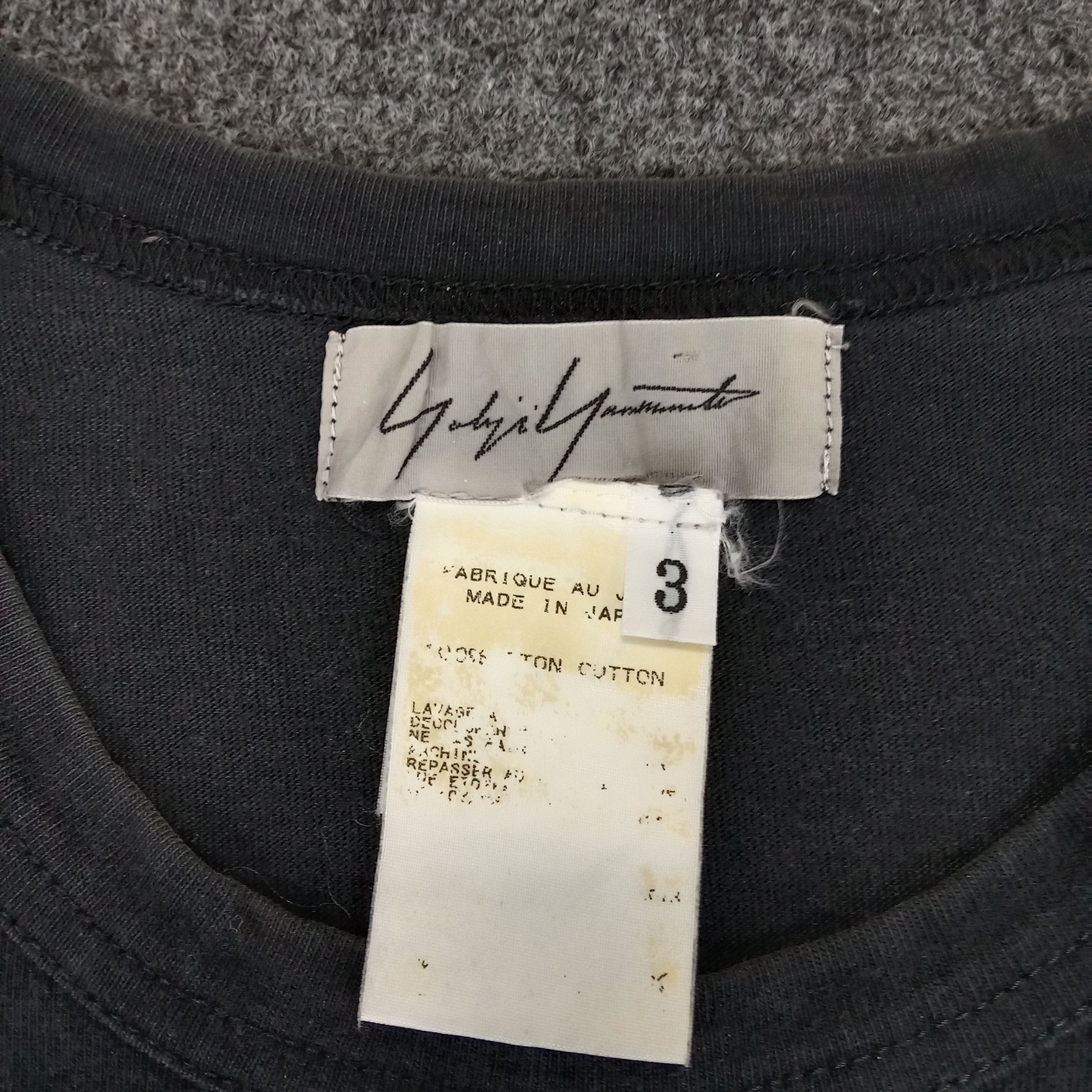 Vintage Adidas X Yohji Yamamoto Japanese Designer Tshirt Size US S / EU 44-46 / 1 - 4 Thumbnail