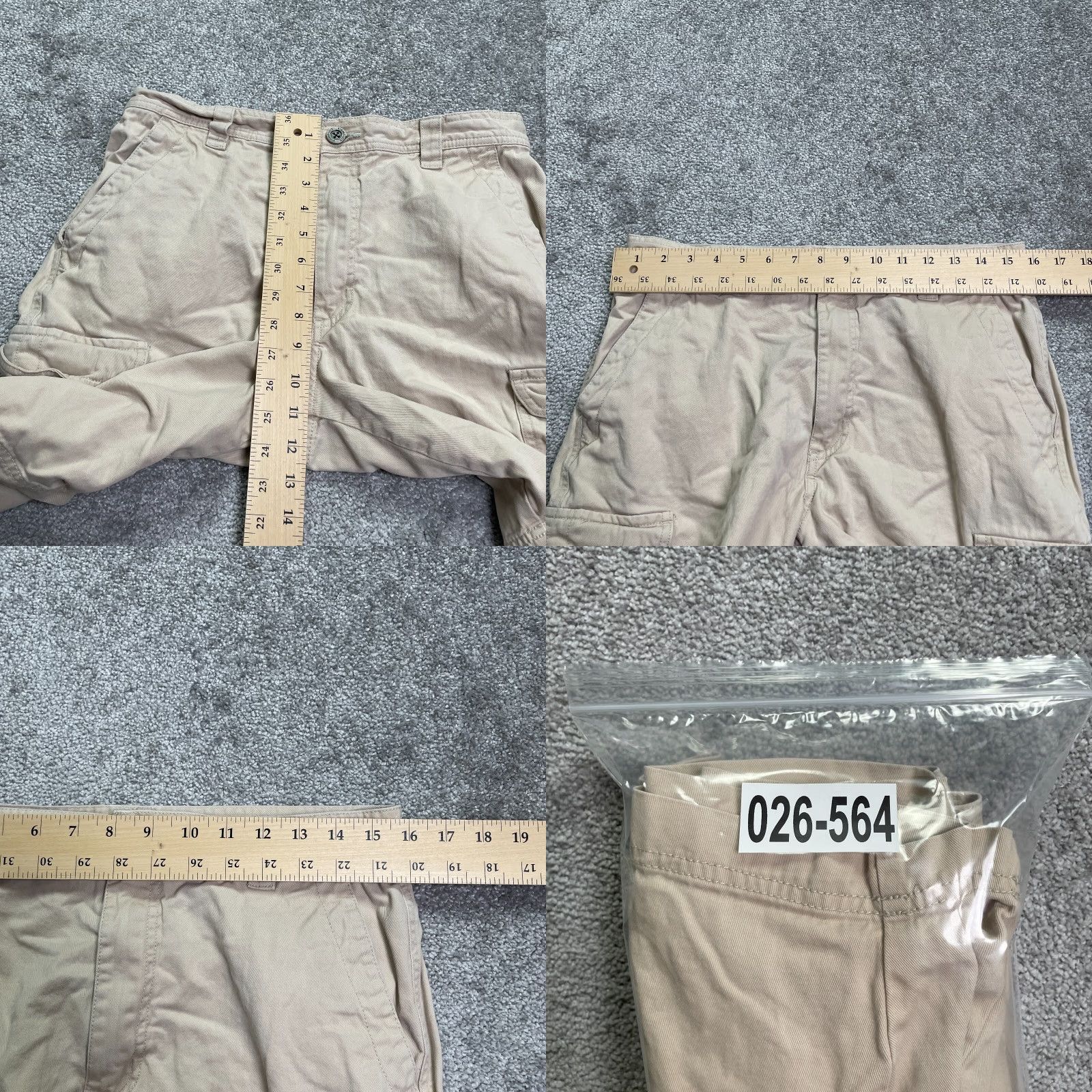 Vintage Columbia Cargo Shorts Men 32W 10L Beige Cotton Outdoor Casual Size US 32 / EU 48 - 9 Thumbnail