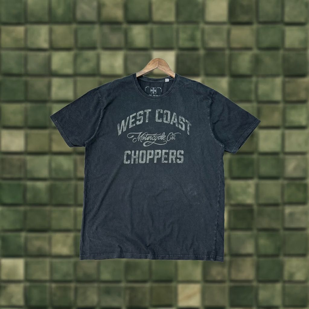 West Coast Choppers VINTAGE West Coast Choppers T-Shirt Gray Motorcycle Biker 2XL Mens Short Sleeve Crew Neck Graphic Print Double-Sided Size US XXL / EU 58 / 5 - 1 Thumbnail