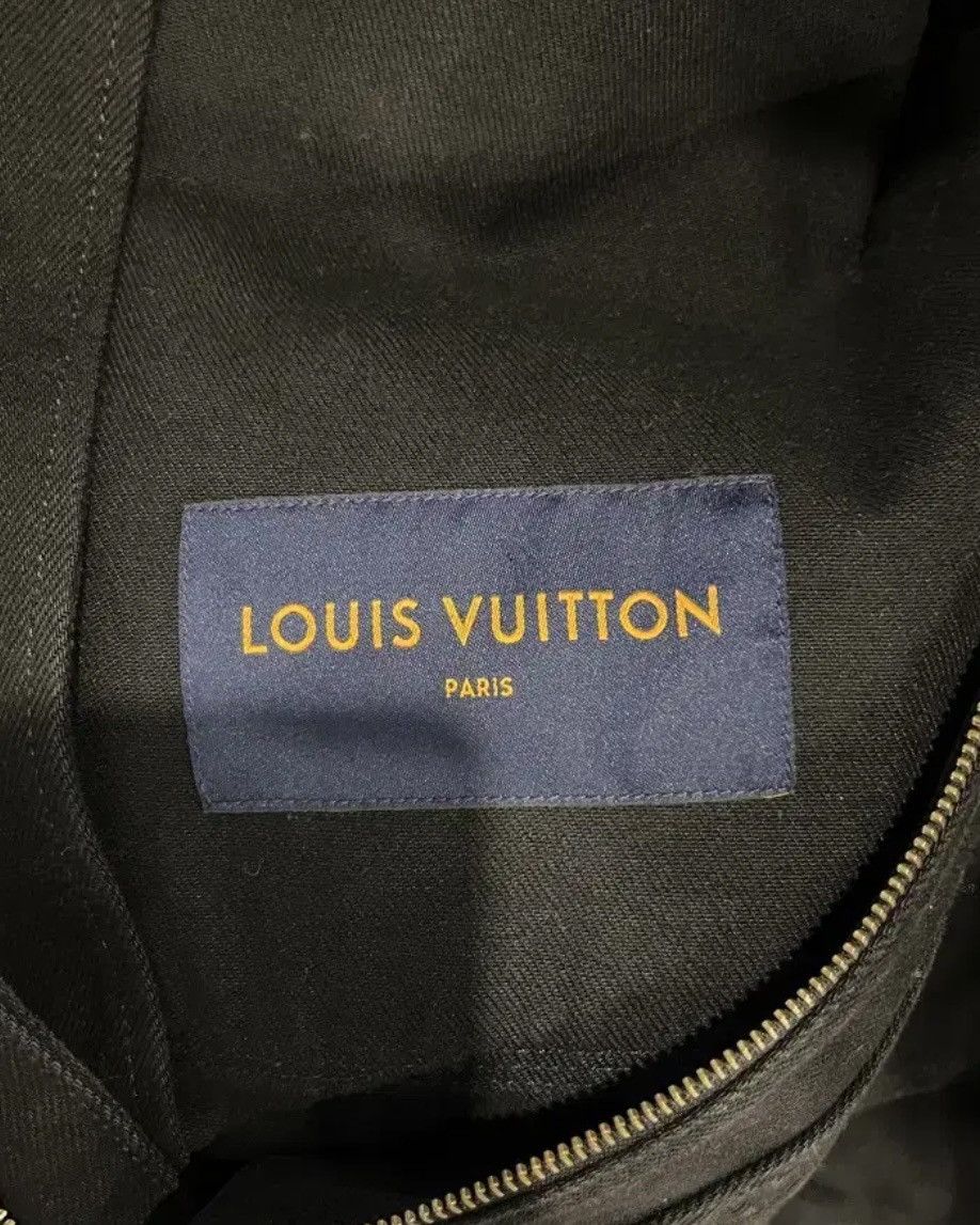 Louis Vuitton Louis Vuitton Denim Monogram Hooded Carpenter Jacket Black Size US L / EU 52-54 / 3 - 6 Thumbnail