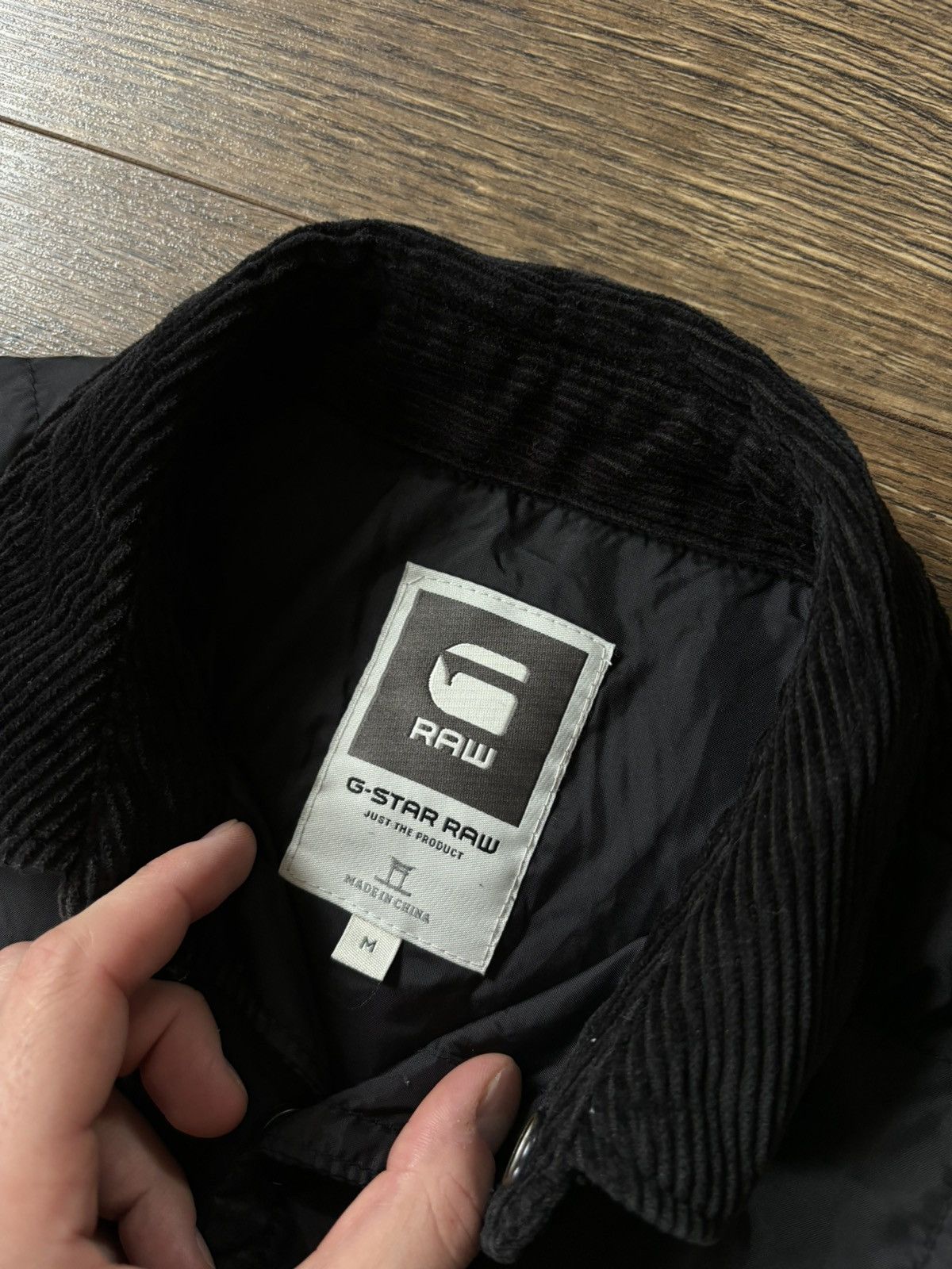G-Star × Vintage G-Star Raw light jacket Padded Overshirt Sz: M Nylon Black Size US M / EU 48-50 / 2 - 7 Thumbnail
