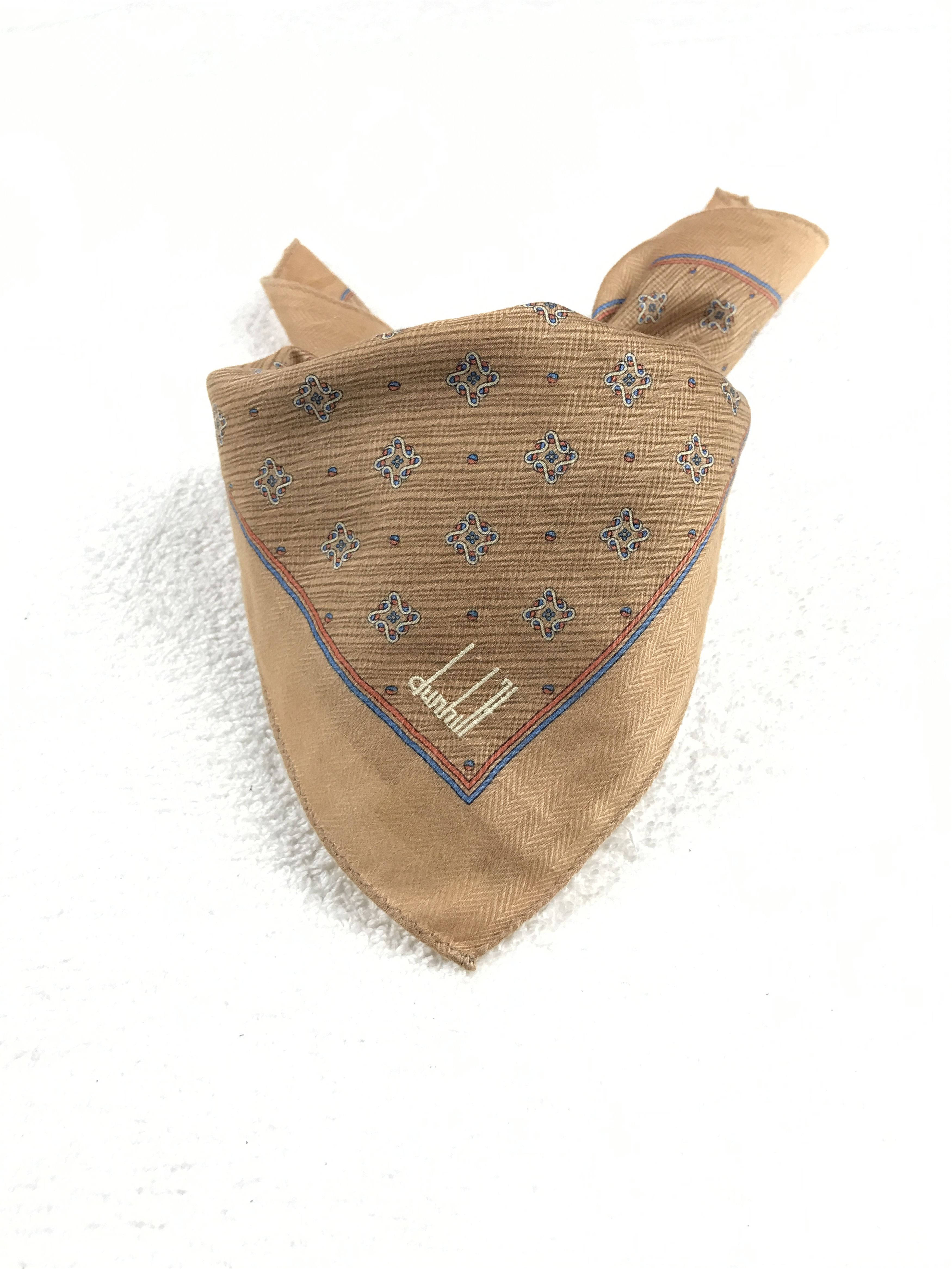 Alfred Dunhill × Designer × Vintage Vintage Dunhill Bandana Neckerchief Handkerchief Size ONE SIZE - 3 Thumbnail