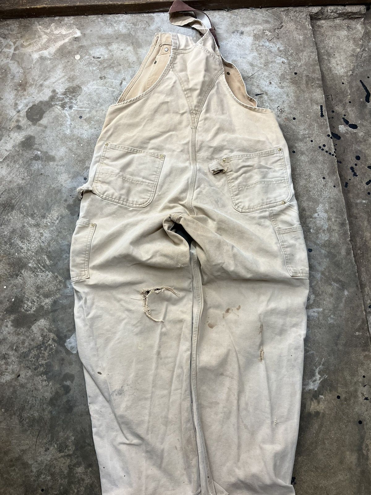 Carhartt × Vintage Thrashed 80’s Carhartt Overalls Size US 40 / EU 56 - 7 Thumbnail