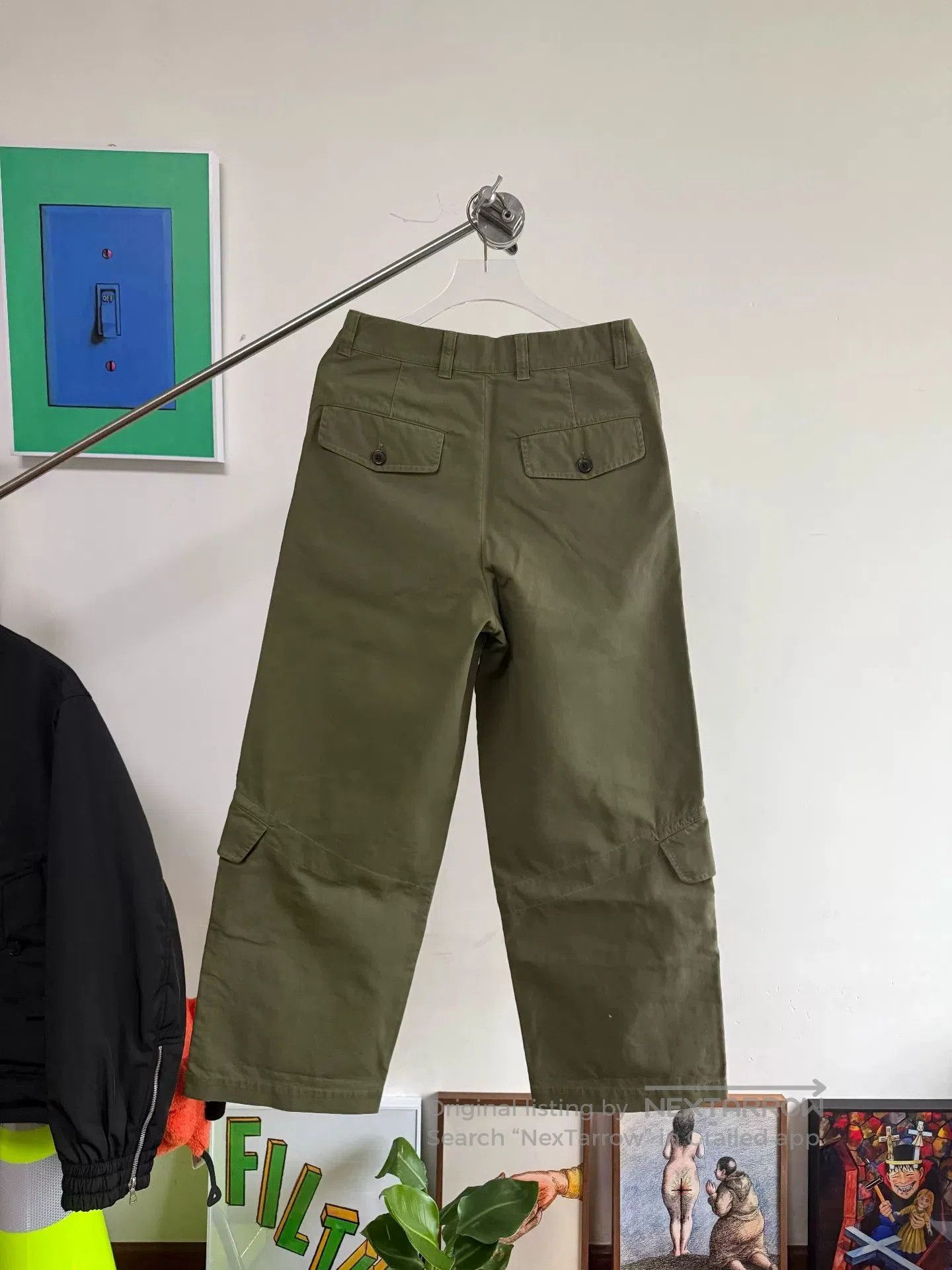 Dries Van Noten Dries Van Noten Military Green Cargo Pants. Size US 32 / EU 48 - 2 Thumbnail