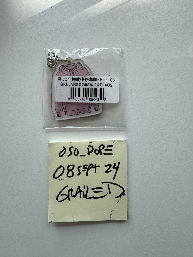 Anti Social Social Club assc kkotch hoody keychain (pink) Size ONE SIZE - 3 Thumbnail