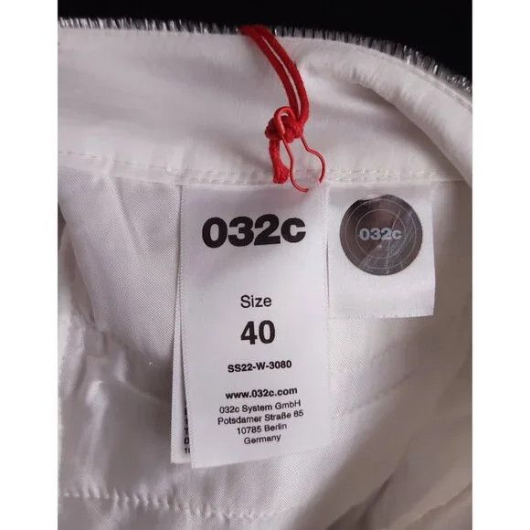032c 032c The Magic Pants Size 40 L Womens White Trousers $495 Size 34" / US 12 / IT 48 - 12 Thumbnail