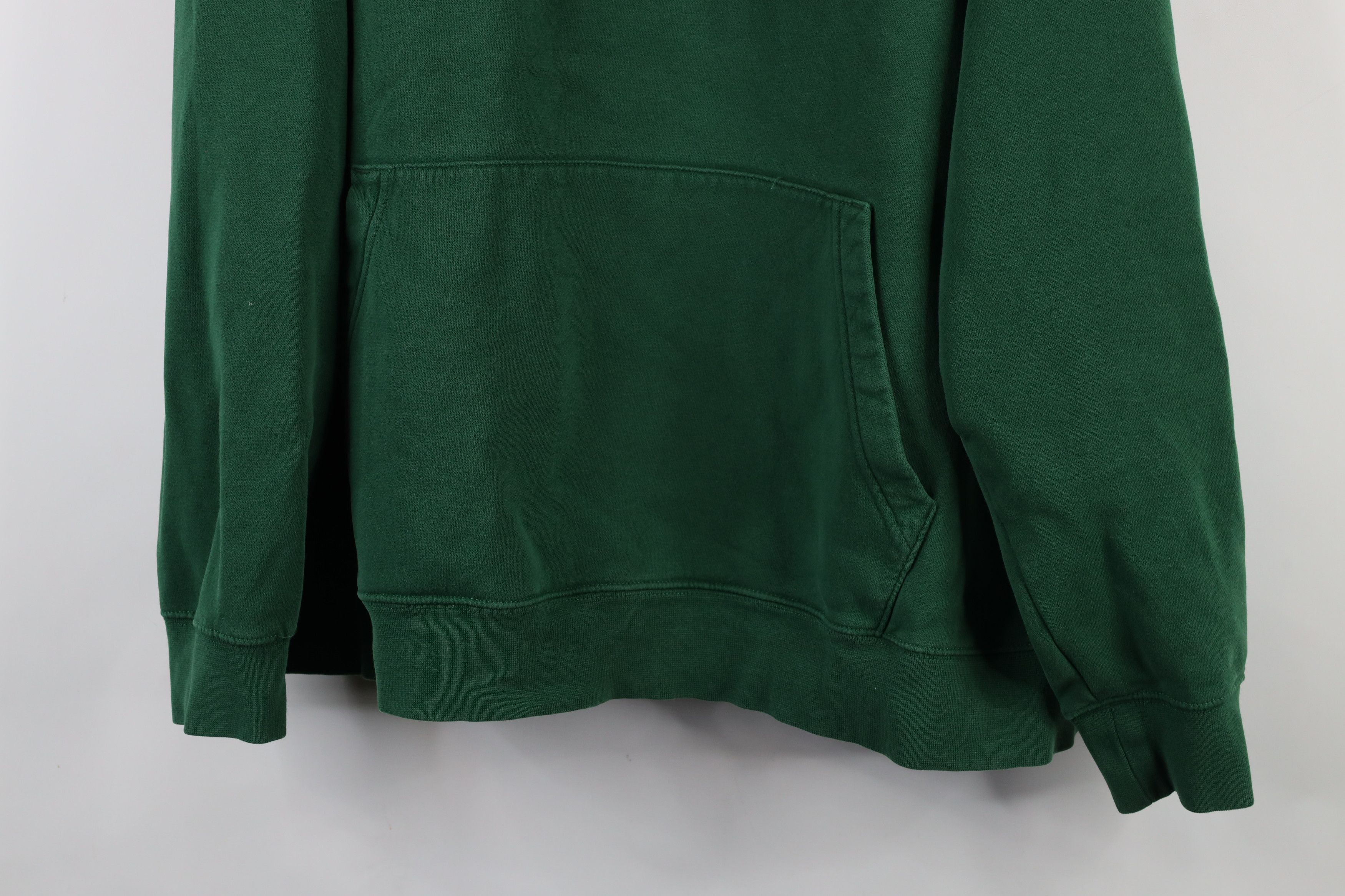 Nike × Vintage Vintage Nike Mini Swoosh Eagles Hoodie Sweatshirt Green Size US XXL / EU 58 / 5 - 3 Thumbnail