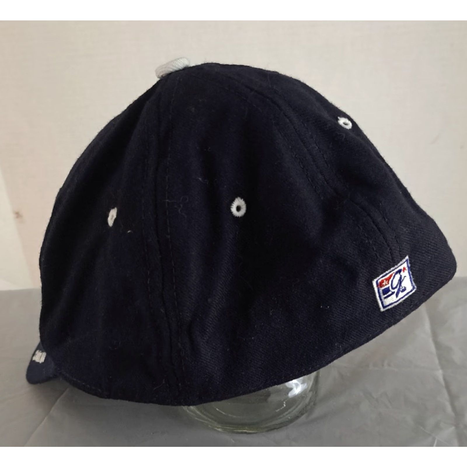 Vintage VINTAGE The Game North Carolina Tar Heels Wool Fitted Hat 7 1/4 Navy Blue Embroidered Baseball Cap Mens Women Unisex Adults Size ONE SIZE - 3 Thumbnail