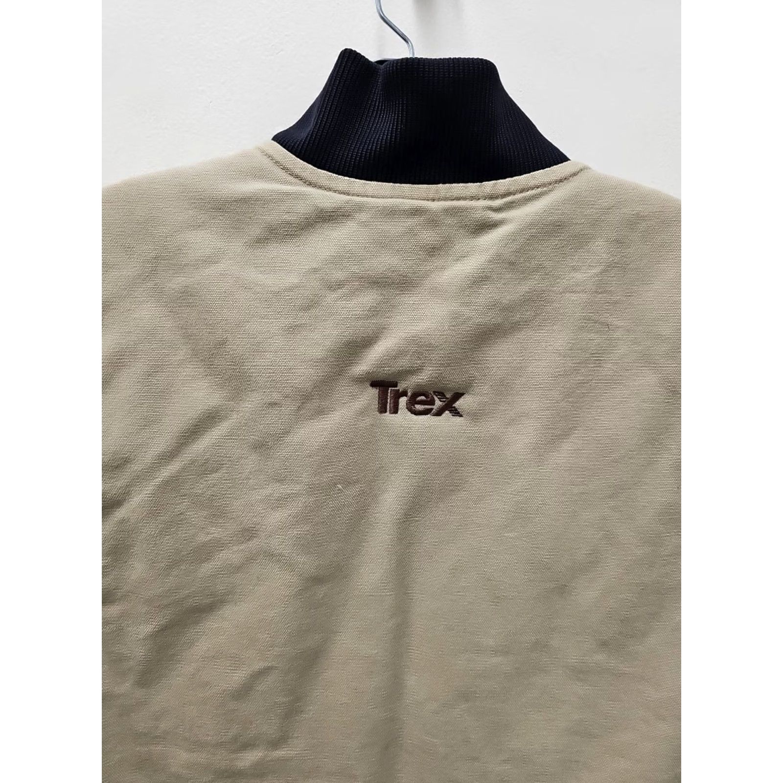 Carhartt VINTAGE Carhartt V02 Canvas Work Vest XL Sandstone Cotton Zip Full Zip Lined Logo Solid Brown Mens Vest 9/22ss Size US XL / EU 56 / 4 - 7 Thumbnail