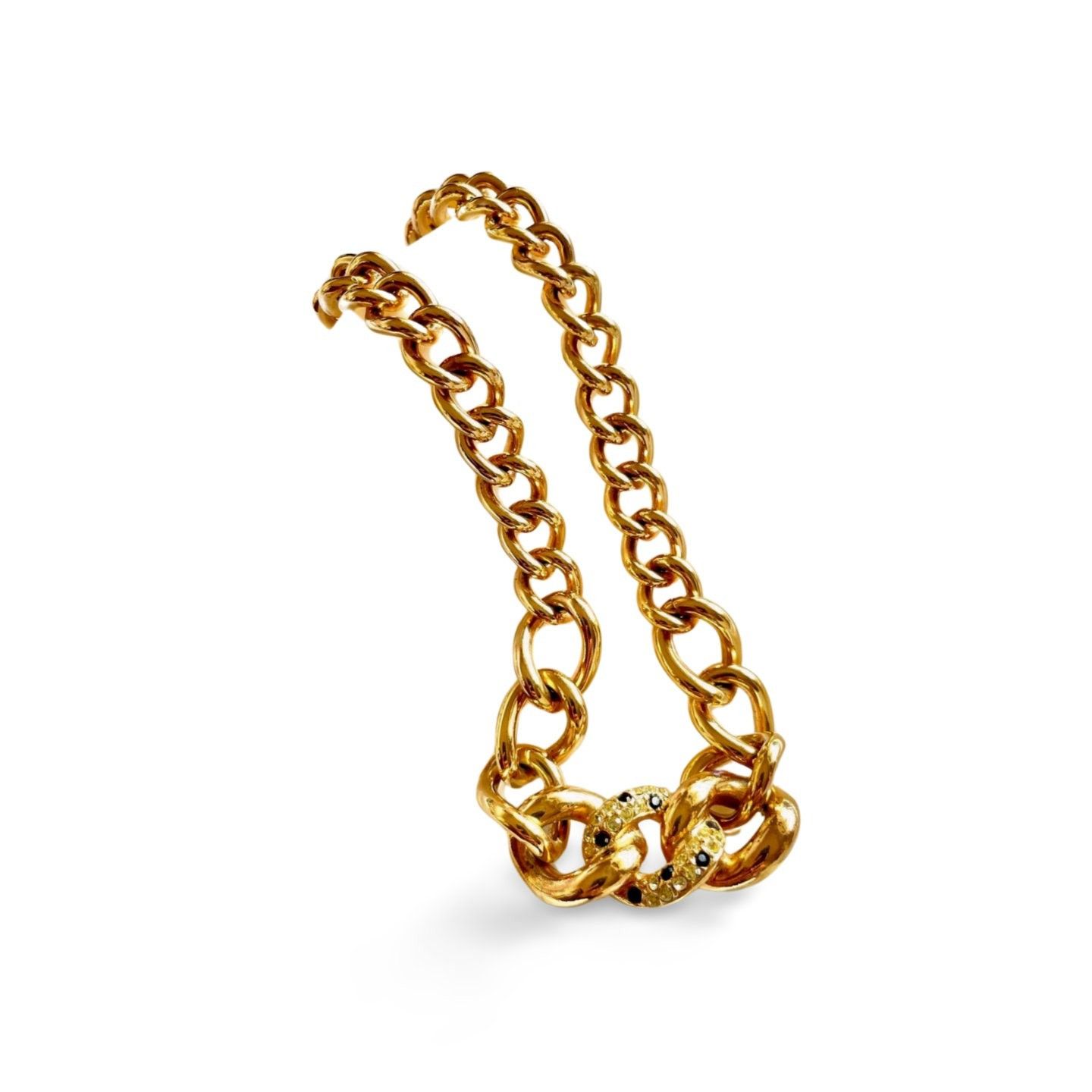 Dior Vintage Christian Dior nice and thick chain necklace Size ONE SIZE - 4 Thumbnail