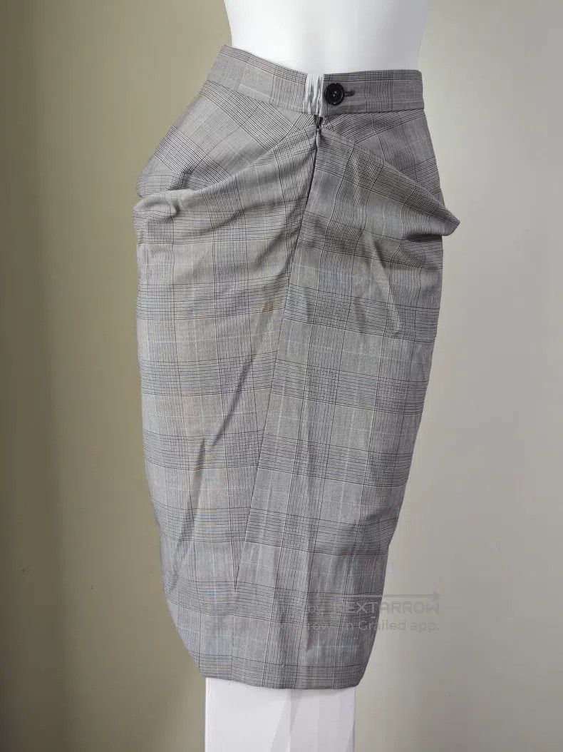 Vivienne Westwood Vivienne Westwood Gray plaid pencil skirt Size 25" / US 0 / IT 36 - 6 Thumbnail