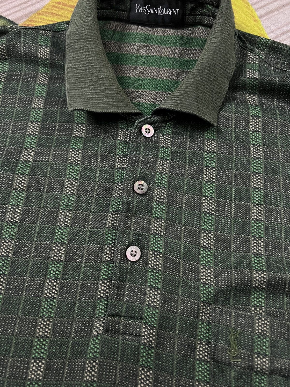 Vintage × Yves Saint Laurent Vintage 90’s Yves Saint Laurent Shirt Long Sleeve Size US M / EU 48-50 / 2 - 7 Thumbnail