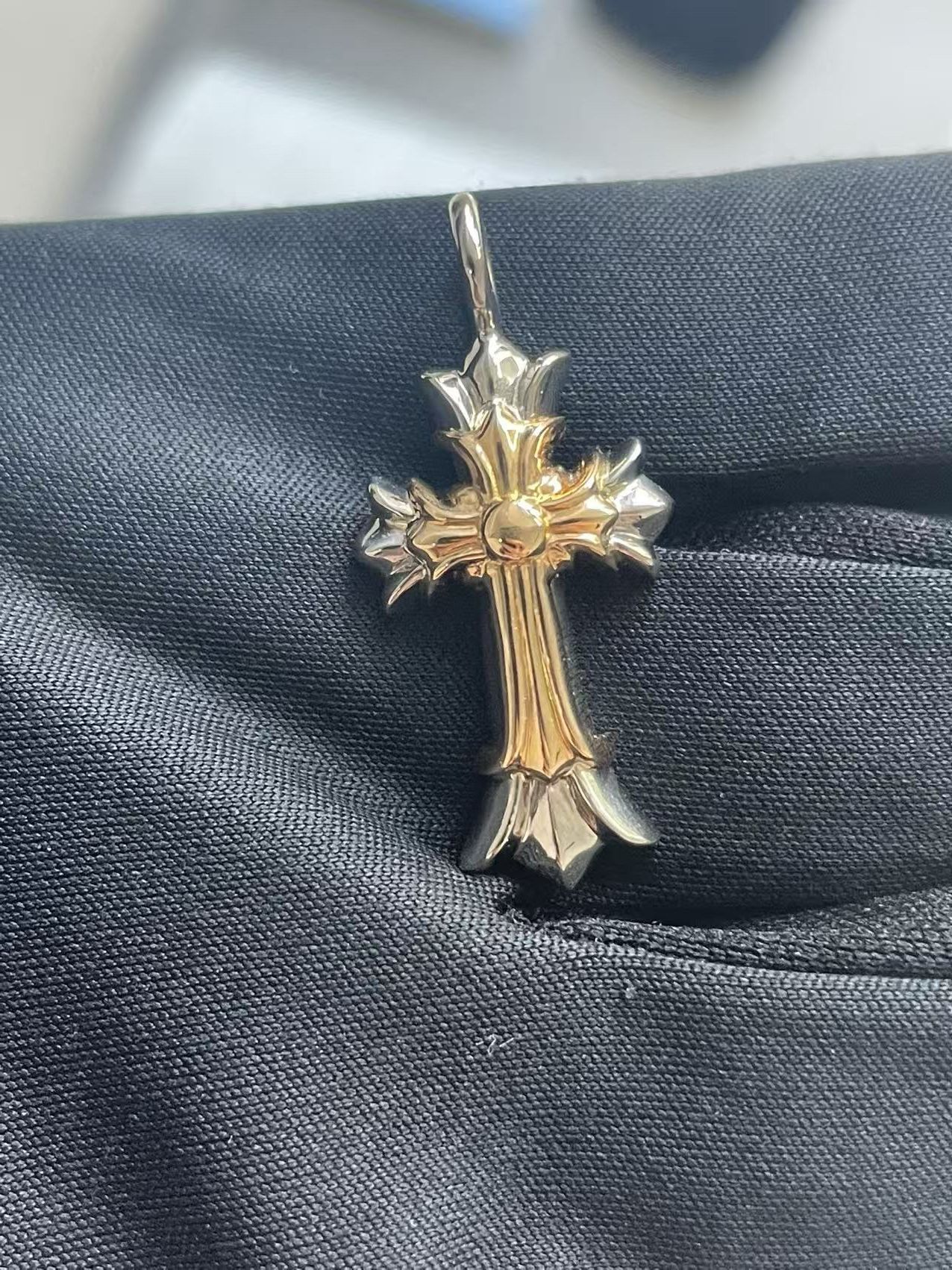 Chrome Hearts Chrome Hearts 18K&22K Double Cross Charm Pendant Size ONE SIZE - 5 Thumbnail