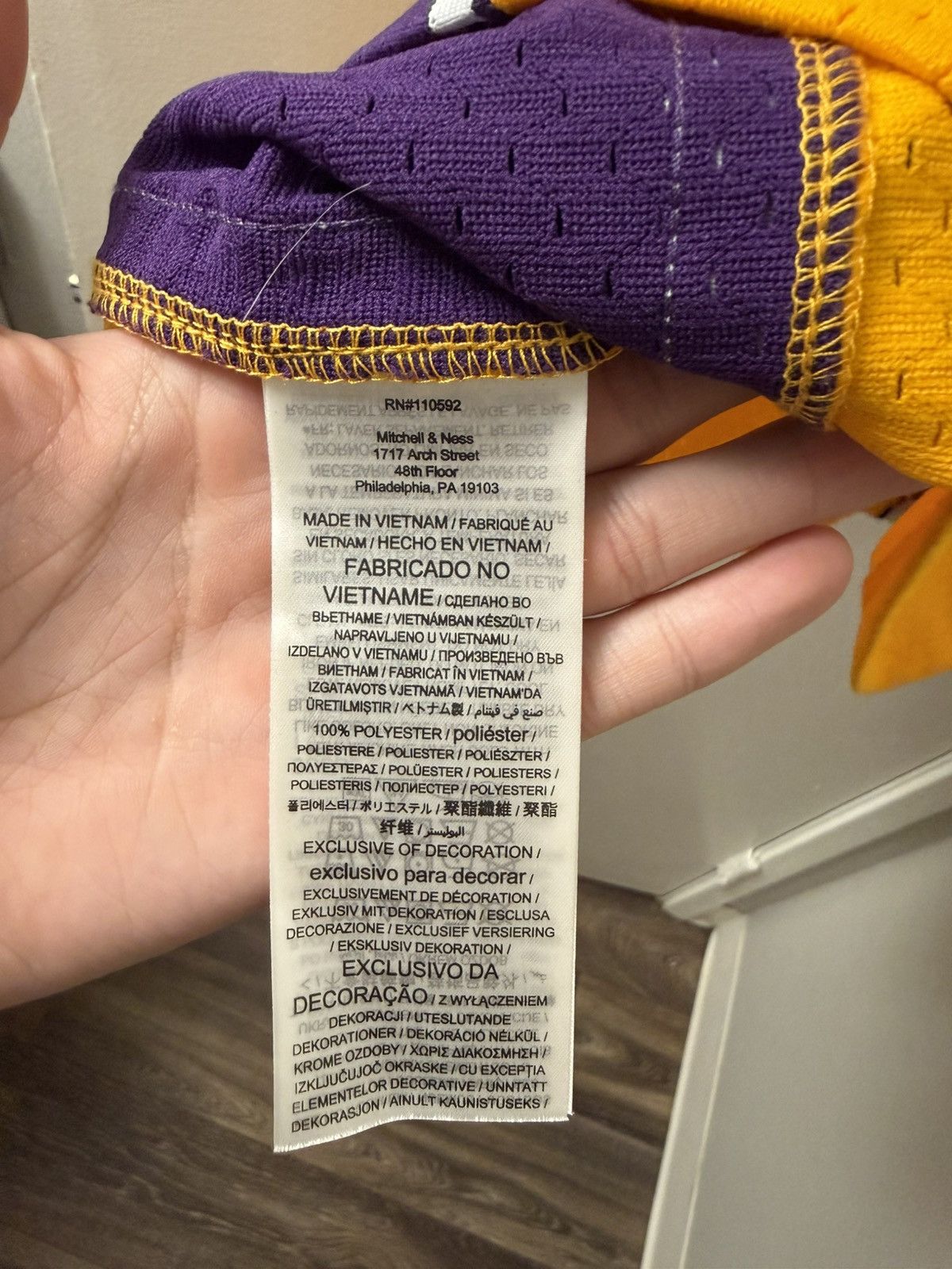 Playboi Carti NBA PLAYBOI CARTI X M&N JERSEY LOS ANGELES LAKERS 1999 Size US L / EU 52-54 / 3 - 5 Thumbnail