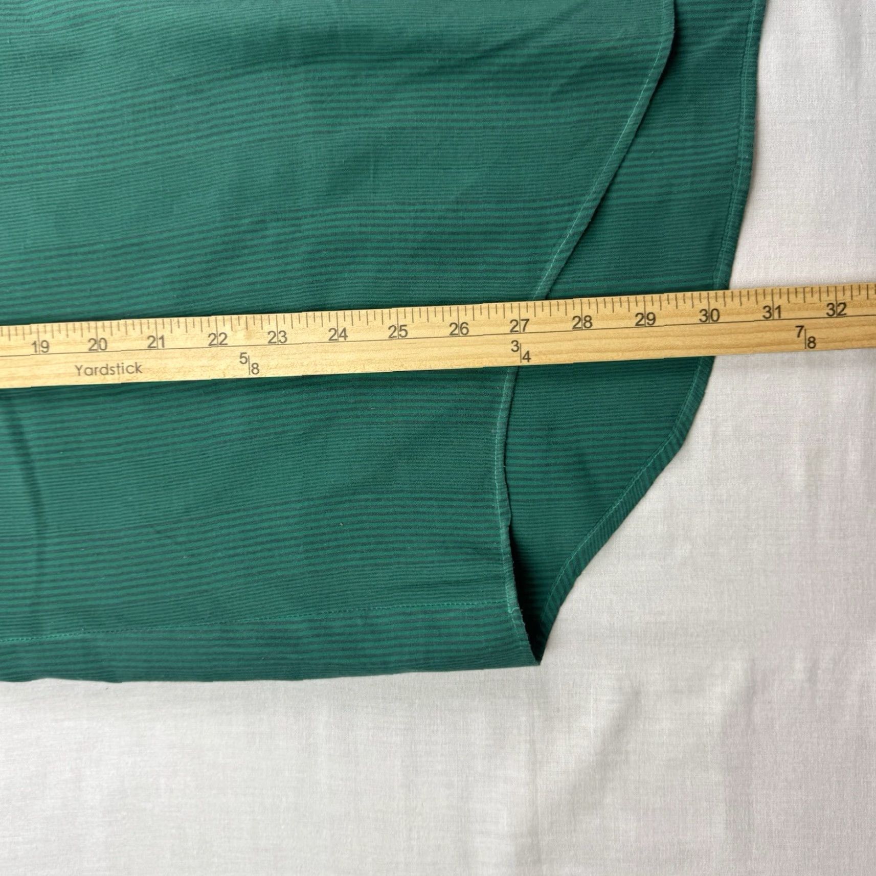 Levi's VINTAGE Levi's Button-Up Shirt Adult Large Green Striped Collared 80s Casual Mens Size US L / EU 52-54 / 3 - 7 Thumbnail