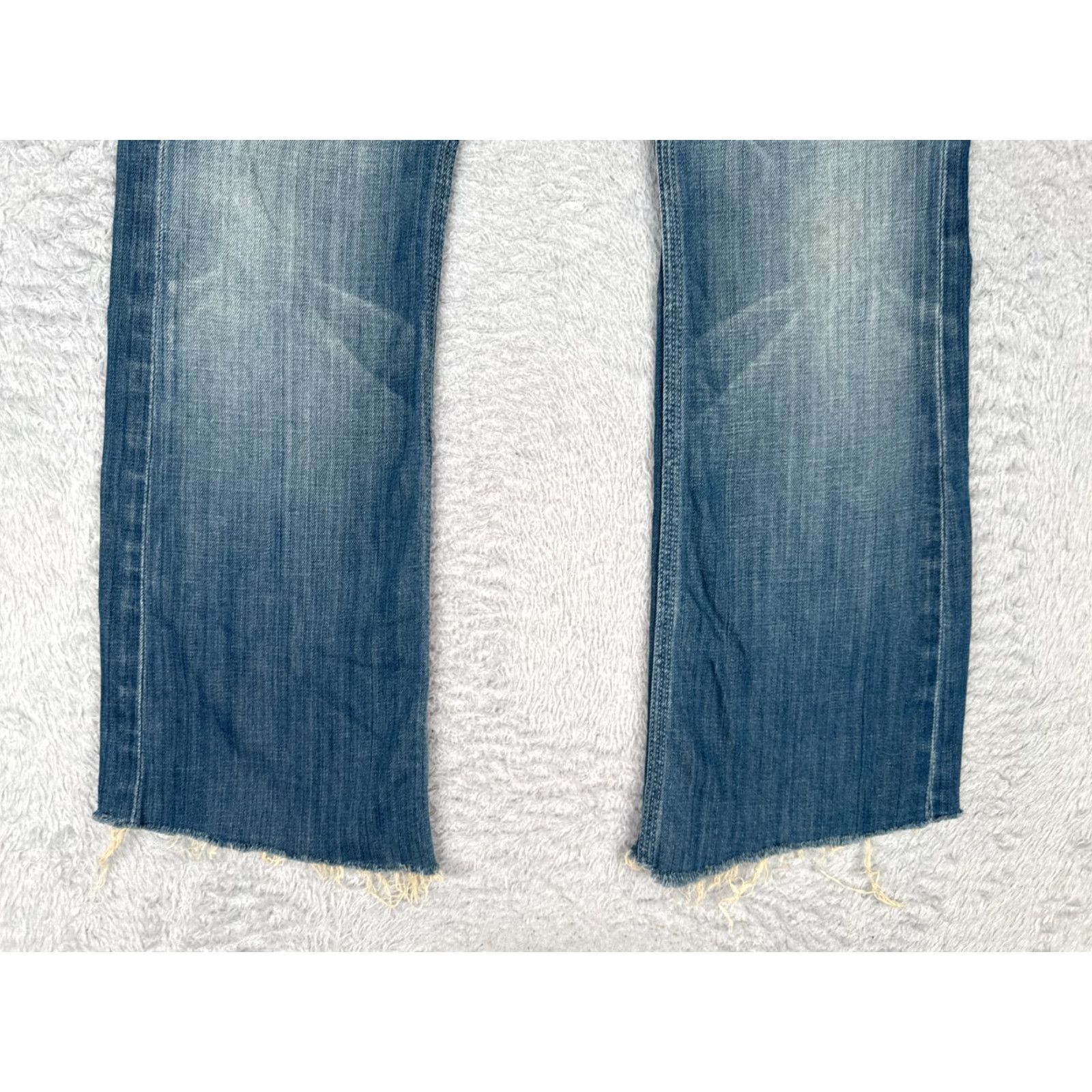 7 For All Mankind 7 For All Mankind Jeans Women 28 Blue Denim Bootcut Distressed Cotton 7 For All Mankind Pants Women 28 Blue Denim Jean Flynt Bootcut Distressed Cotton Size 28" / US 6 / IT 42 - 2 Thumbnail