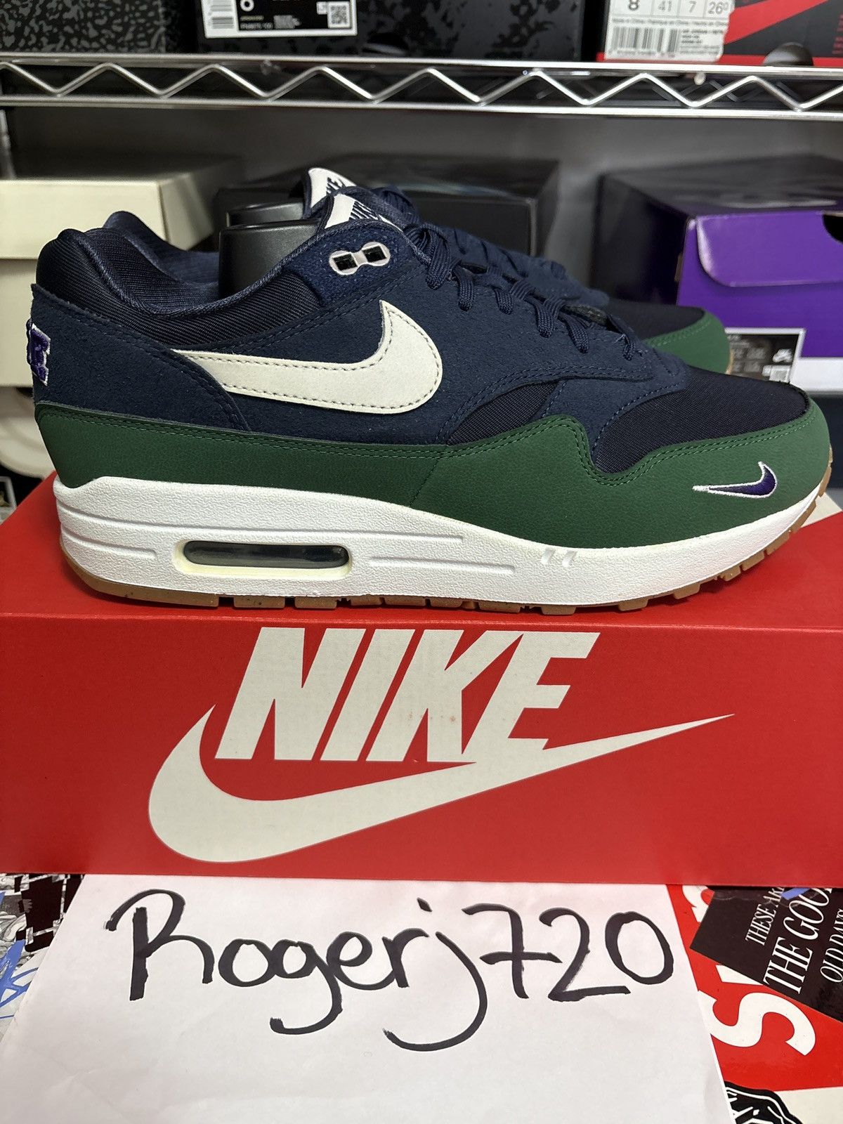 Nike Air Max 1 George Green Size US 8 / EU 41 - 3 Thumbnail