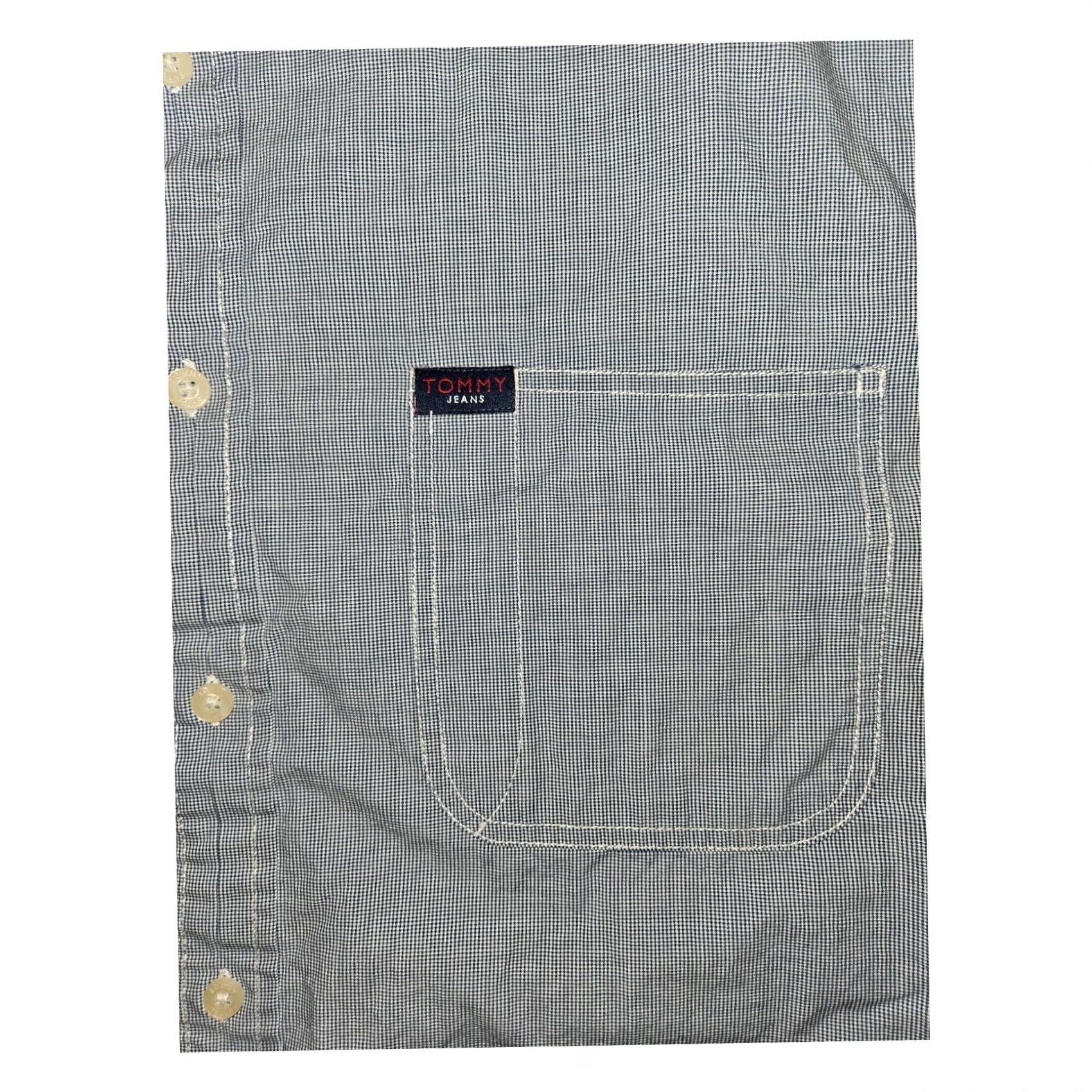 Vintage VINTAGE Tommy Jeans Shirt XL Blue Check 90's Y2K Long Sleeve Button Up Men's Size US XL / EU 56 / 4 - 5 Thumbnail