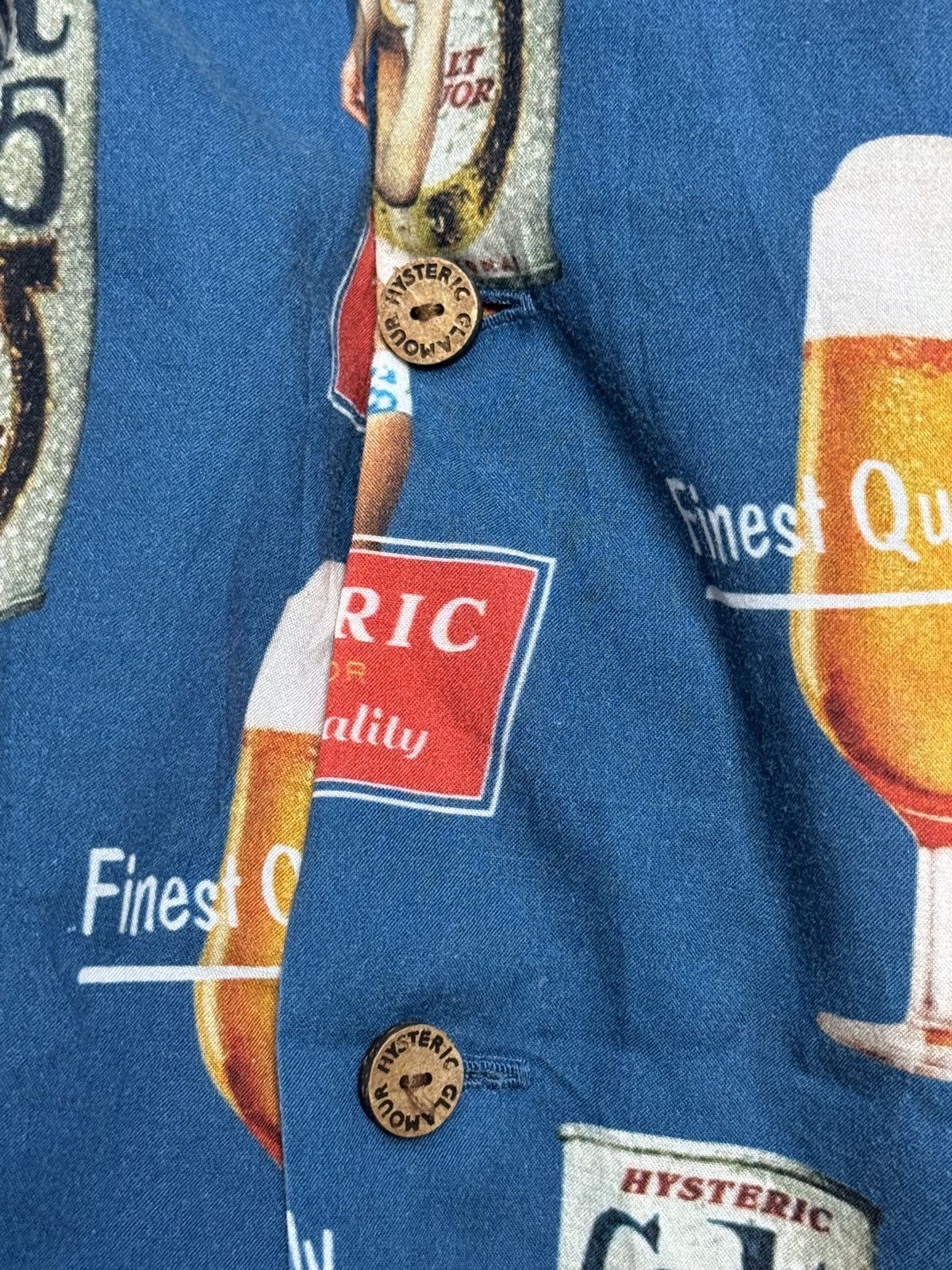 Hysteric Glamour × Japanese Brand Hysteric Glamour Malt Liquor Button Shirt Size US M / EU 48-50 / 2 - 8 Thumbnail