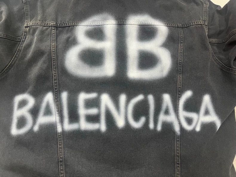 Balenciaga Balenciaga Painted Luminous Jacket Jacket Size US XS / EU 42 / 0 - 3 Thumbnail