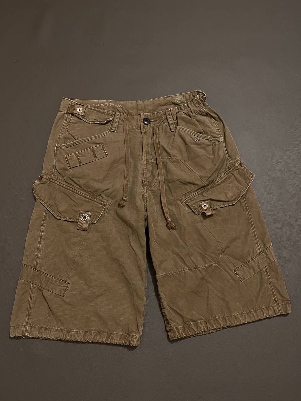 G-Star × Vintage Mens Vintage G Star Raw Cargo Shorts rare arm Size US 32 / EU 48 - 1 Thumbnail