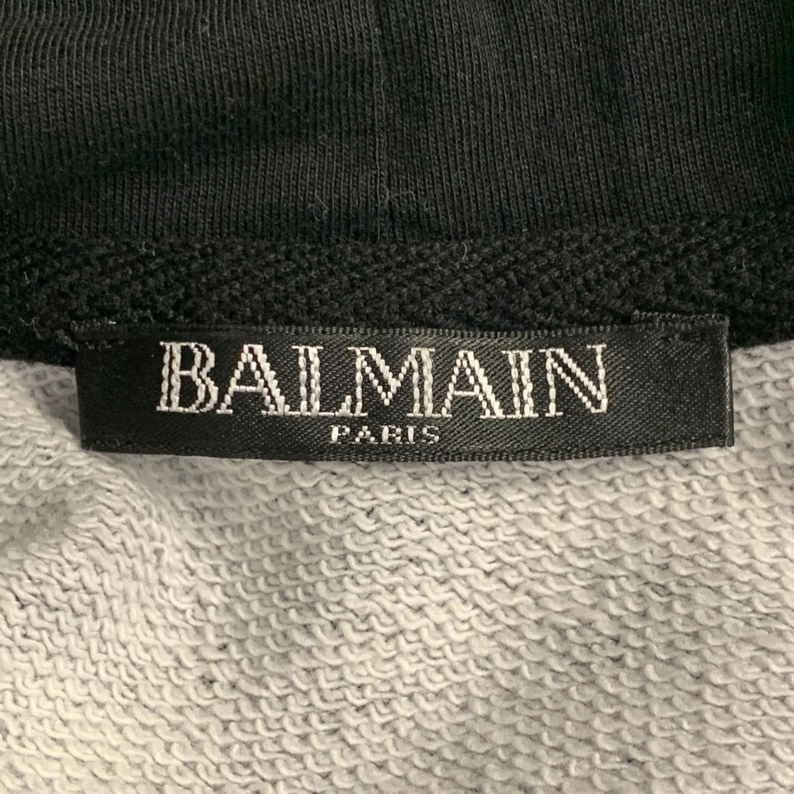 Balmain Size M Black Red White Graphic Cotton Hoodie Sweatshirt Size US M / EU 48-50 / 2 - 5 Thumbnail