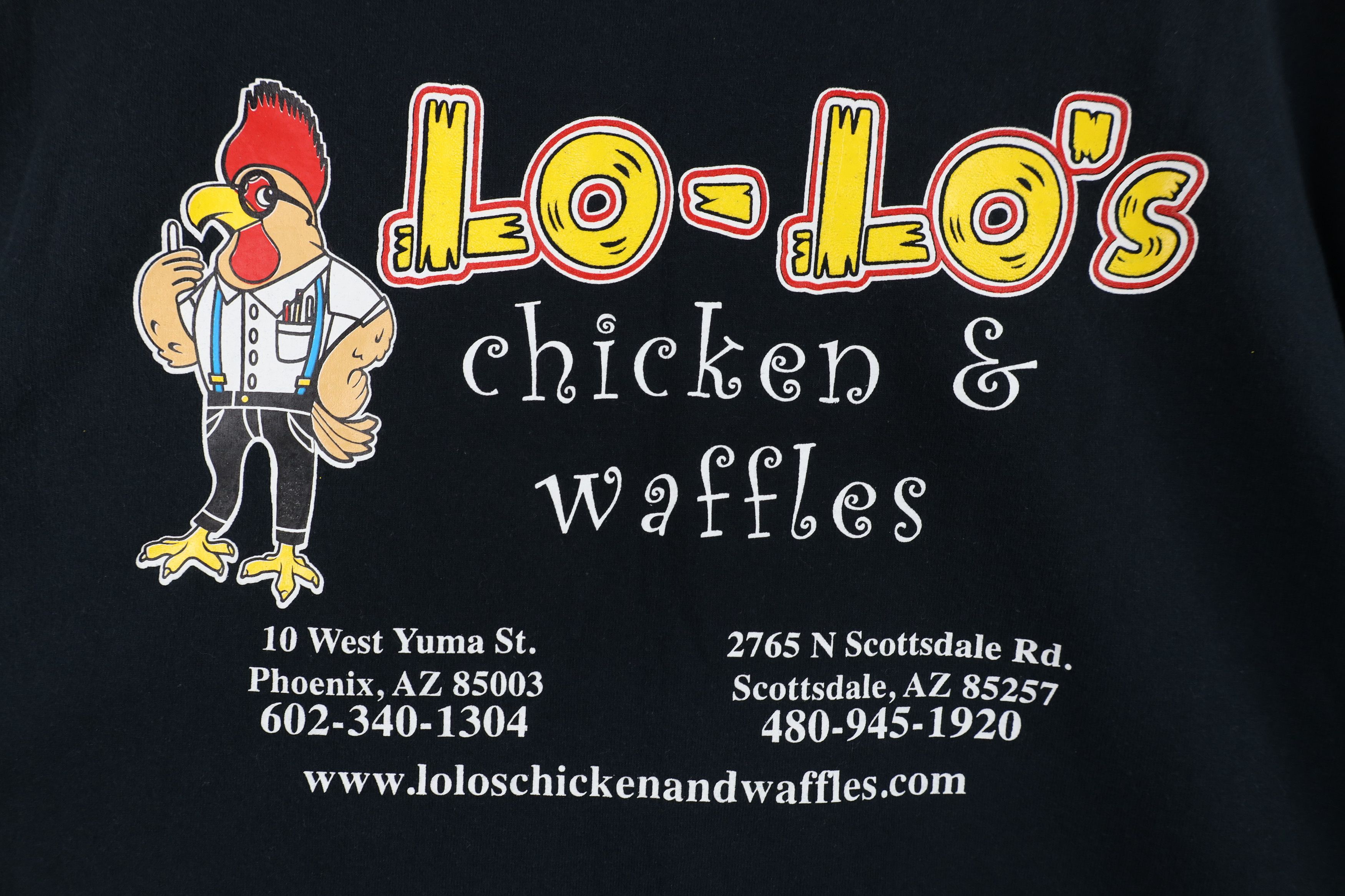 Vintage Vintage Streetwear and Waffles Restaurant Rap T-Shirt Size US XXL / EU 58 / 5 - 11 Thumbnail