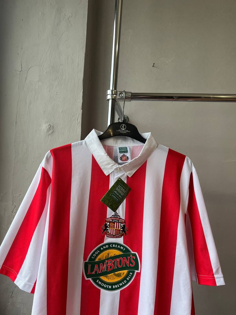 Vintage NEW! 1997/99 SUNDERLAND RETRO REMAKE HOME SOCCER JERSEY XL Size US XL / EU 56 / 4 - 5 Thumbnail
