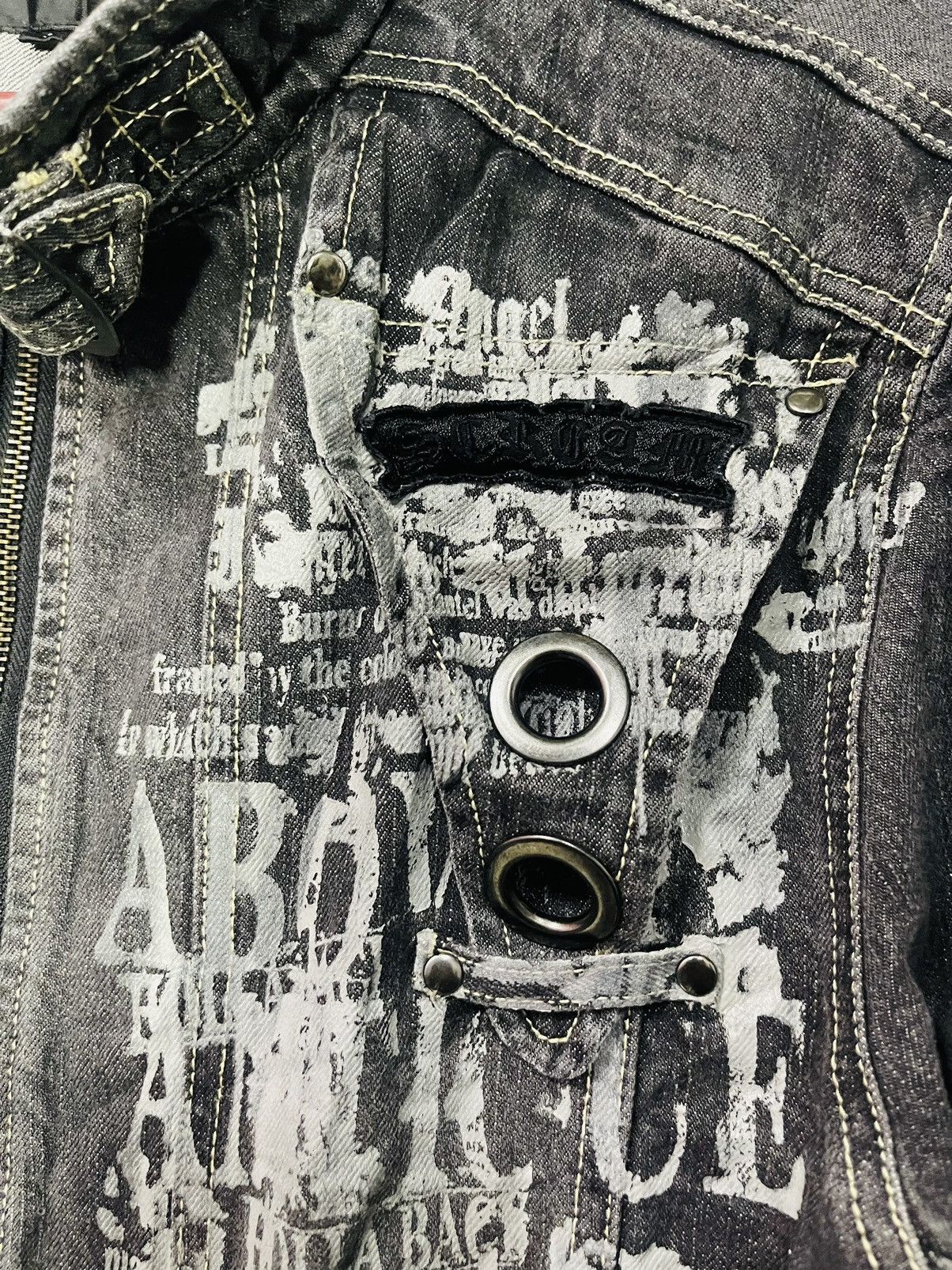 If Six Was Nine × Japanese Brand × Le Grande Bleu (L.G.B.) Splendid Satisfaction Punk Gothic Zipper Jacket (16) Size US L / EU 52-54 / 3 - 14 Thumbnail