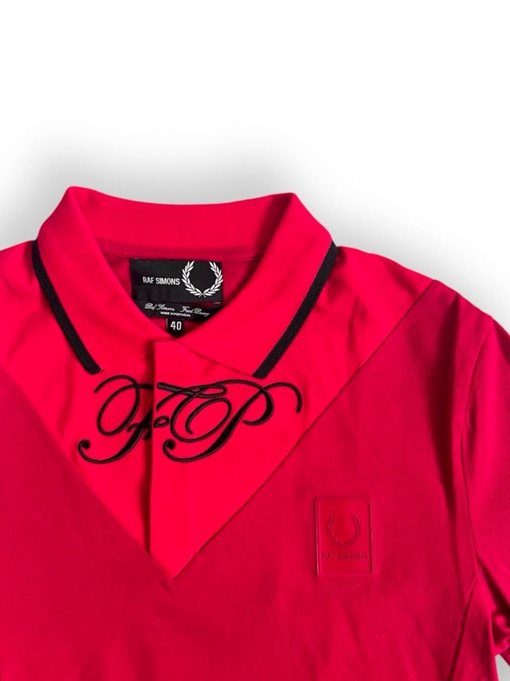 \"19SS RAF SIMONS×FRED PERRY shirts\" Raf Simons Fred Perry Polo Shirt SS19