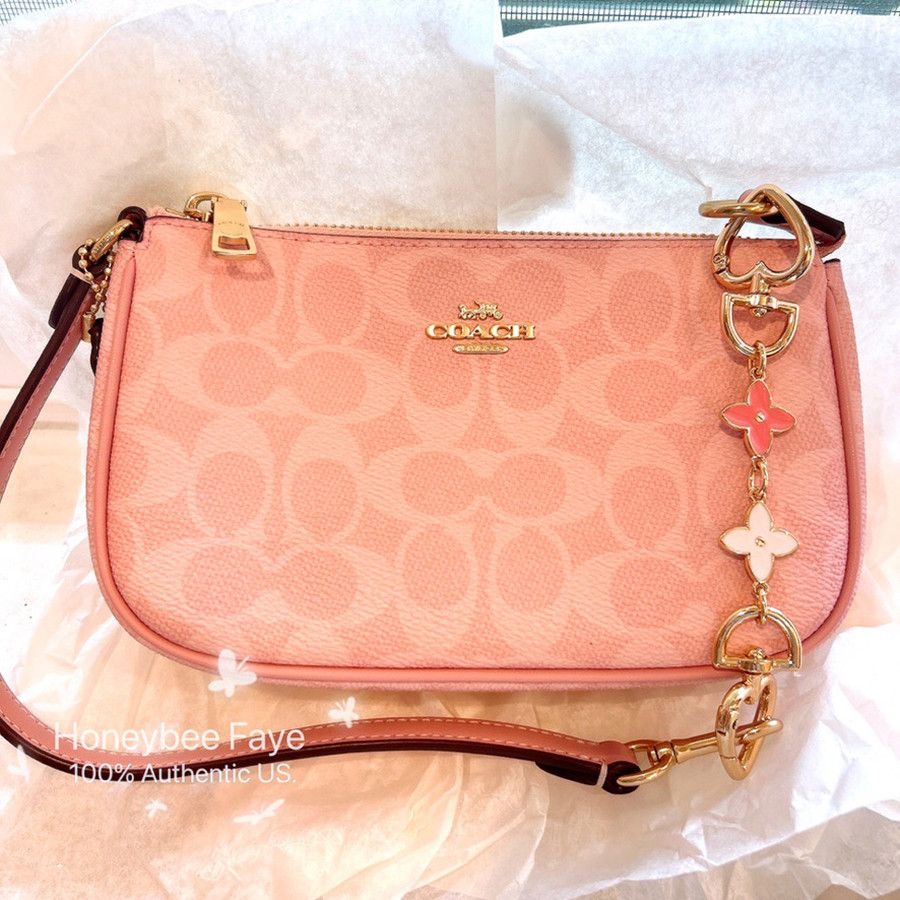 Coach NWT Coach Nolita 19 CW426 Powder pink plus extended chain Size ONE SIZE - 3 Thumbnail