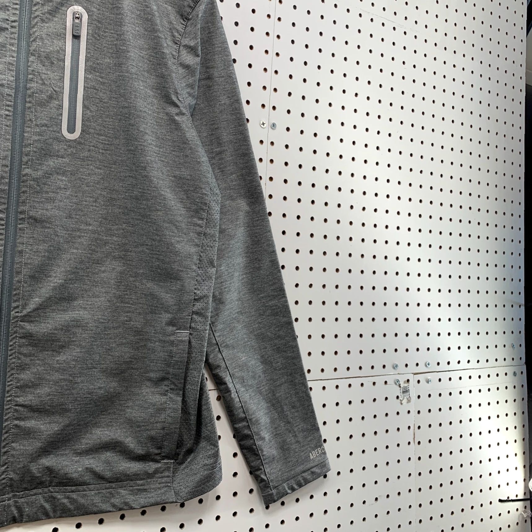 Abercrombie & Fitch Abercrombie & Fitch A&F Active Full Zip WAXED Jacket Gray Adult Medium Size US M / EU 48-50 / 2 - 4 Thumbnail