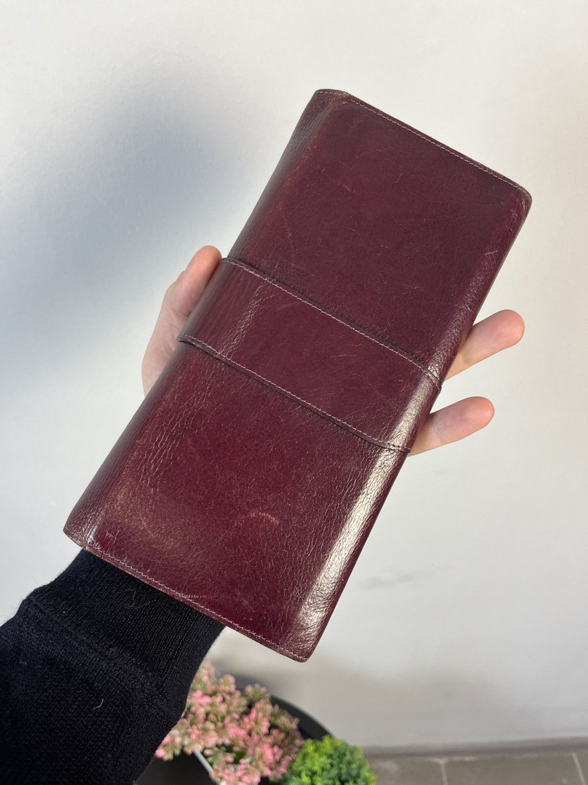 Jimmy Choo × Vintage Jimmy Choo Vintage Y2K Leather Long Wallet Bag Size ONE SIZE - 3 Thumbnail