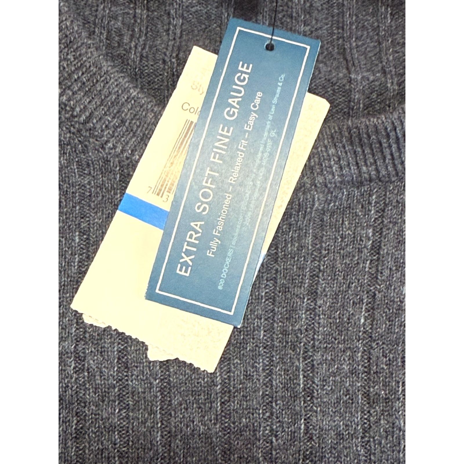 Dockers DOCKERS Shirt, Mens XL, Blue, Long Sleeve, Crew Neck, Pullover, NWT, Sweater Size US XL / EU 56 / 4 - 7 Thumbnail