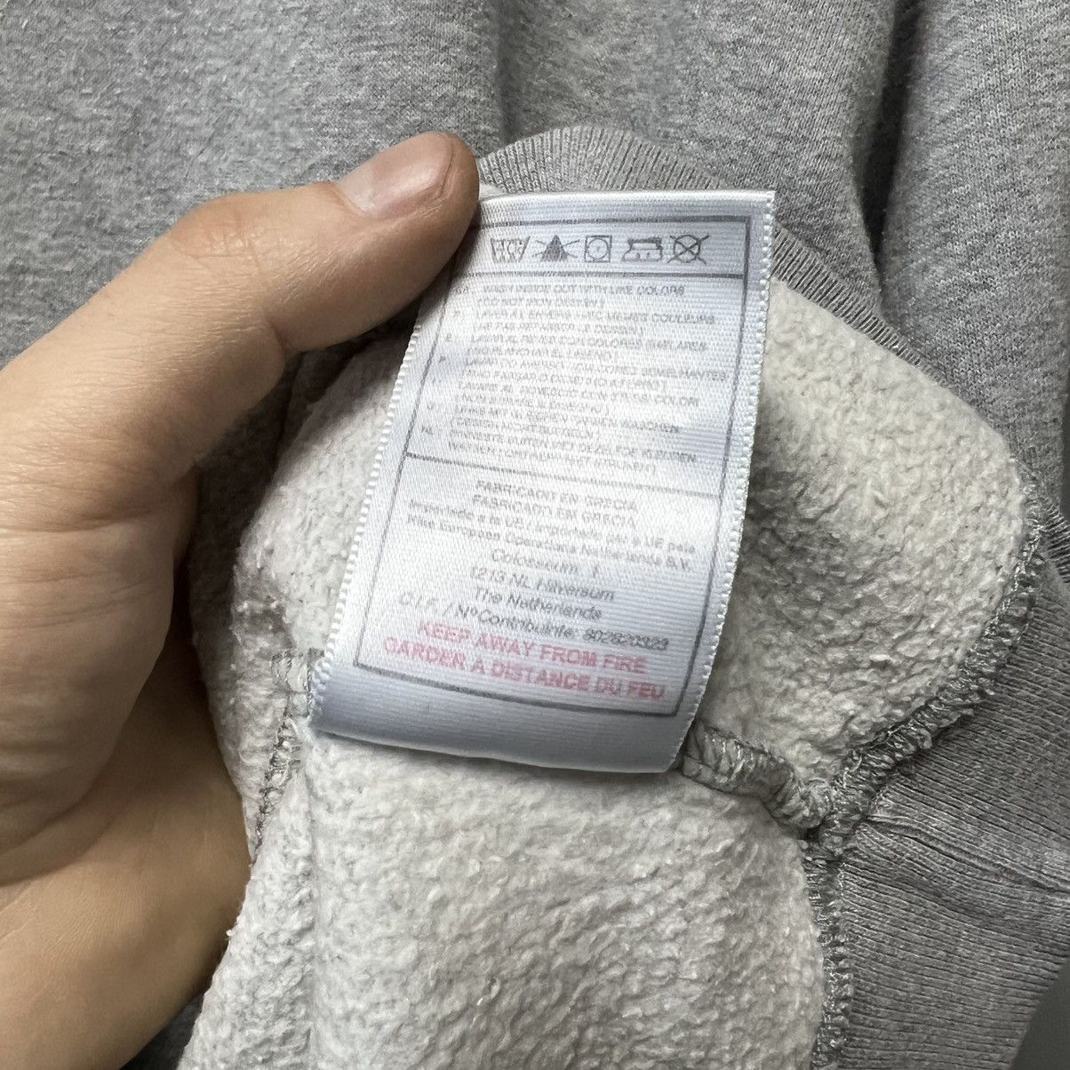 Nike × Vintage Vintage Nike sweatshirt y2k grey size M Size US M / EU 48-50 / 2 - 10 Thumbnail