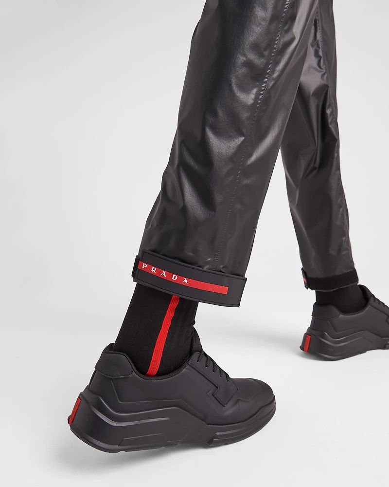 Prada o1bcso1str1025 Re-Nylon Technical Nylon Light Pants in Black Size US 34 / EU 50 - 4 Thumbnail