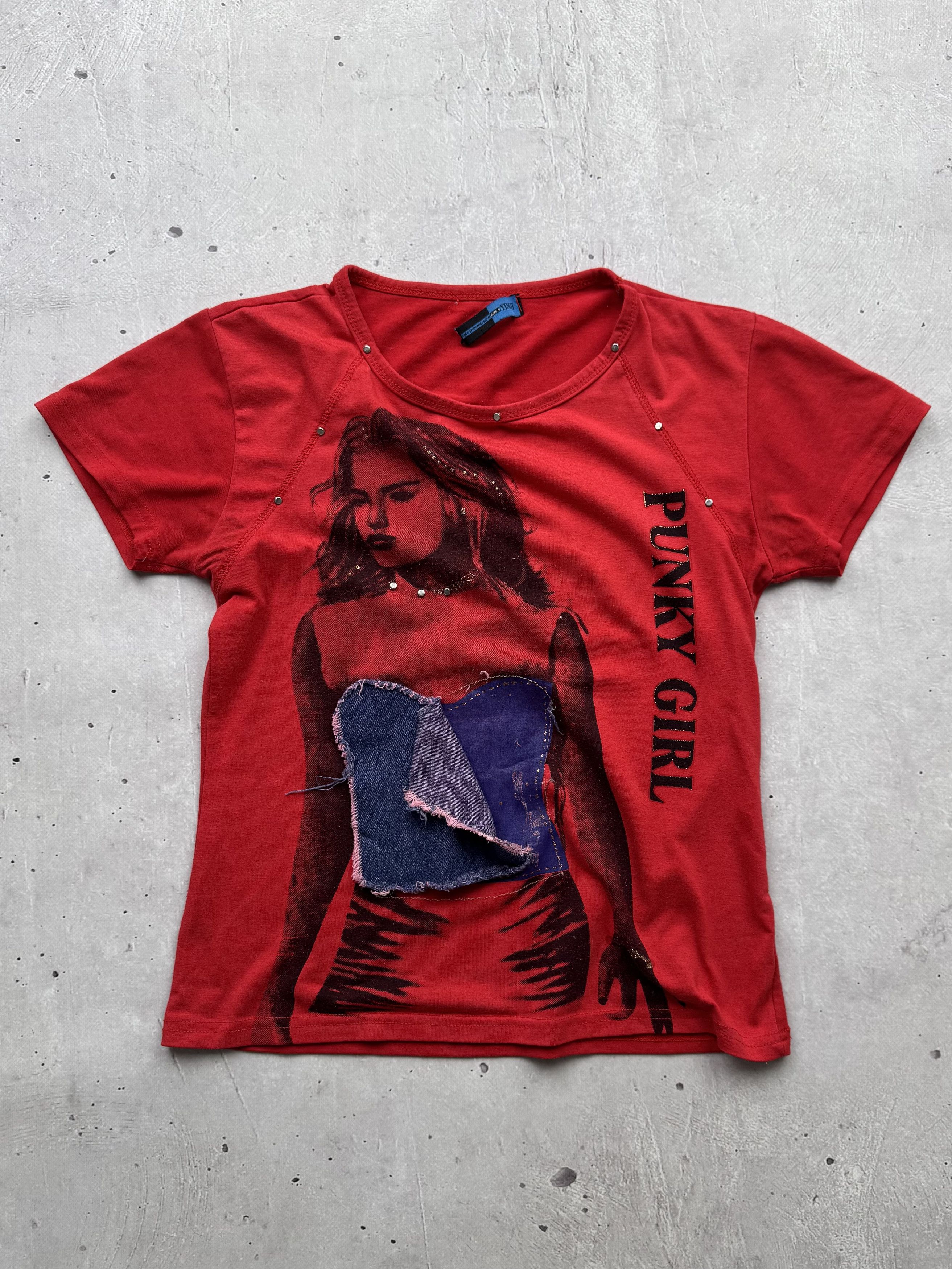 Japanese Brand × Vintage Vintage Punky Girl T-Shirt Size M / US 6-8 / IT 42-44 - 1 Thumbnail