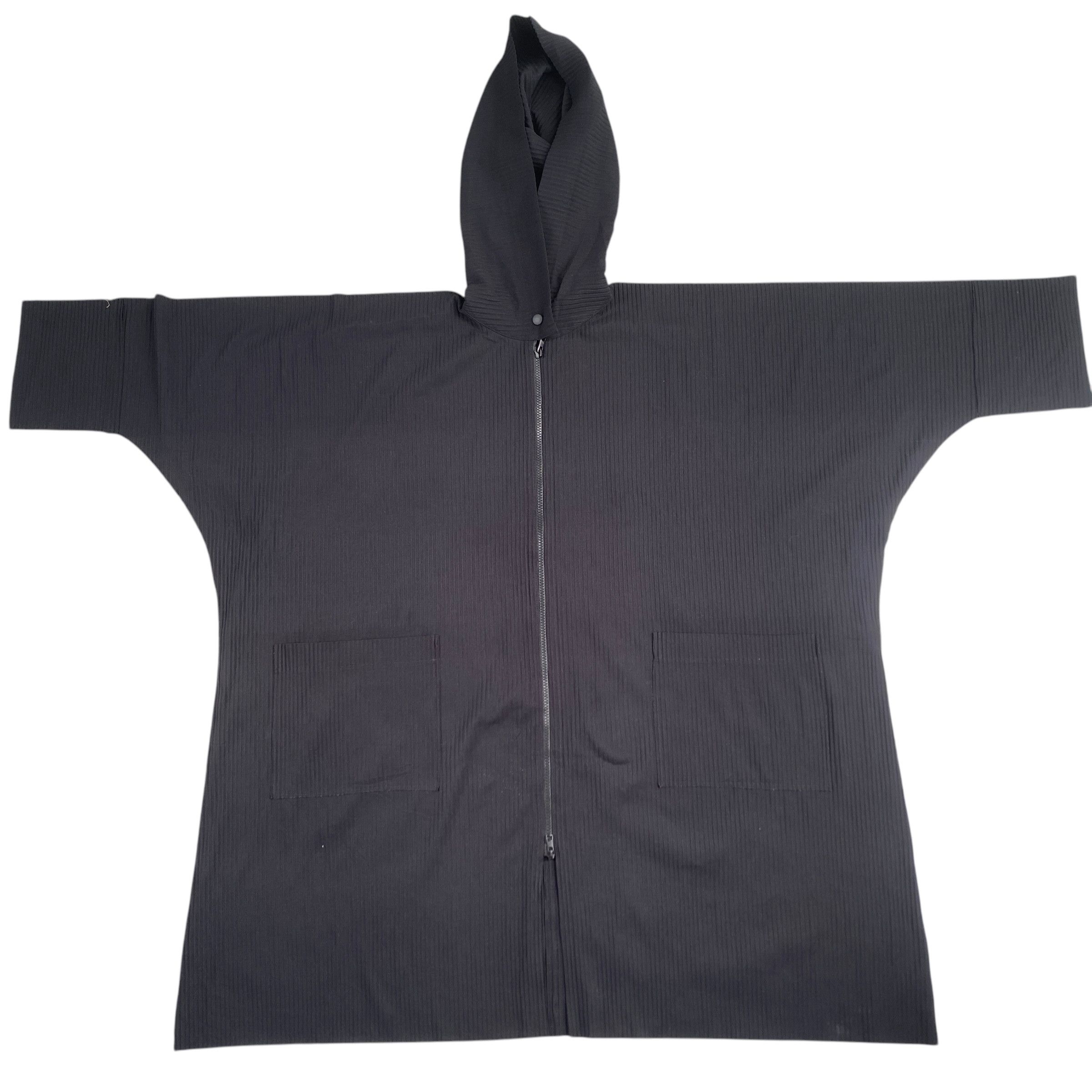 Issey Miyake Issey Miyake Me Pleated Bat Hoodie Cloack Zip Up Size US M / EU 48-50 / 2 - 1 Thumbnail