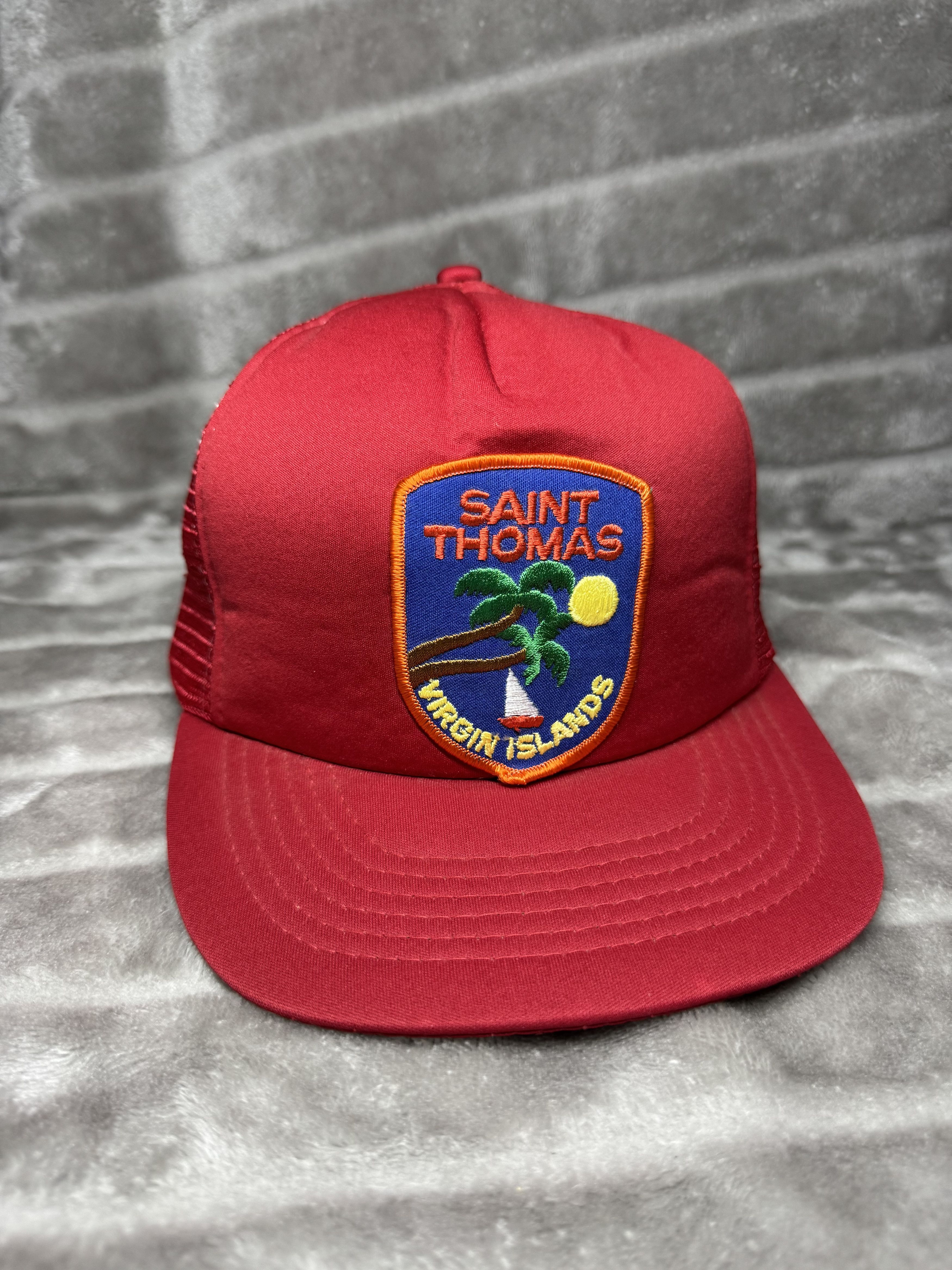 Other Vintage Saint Thomas Virgin Islands Patch Trucker Hat Size ONE SIZE - 1 Thumbnail