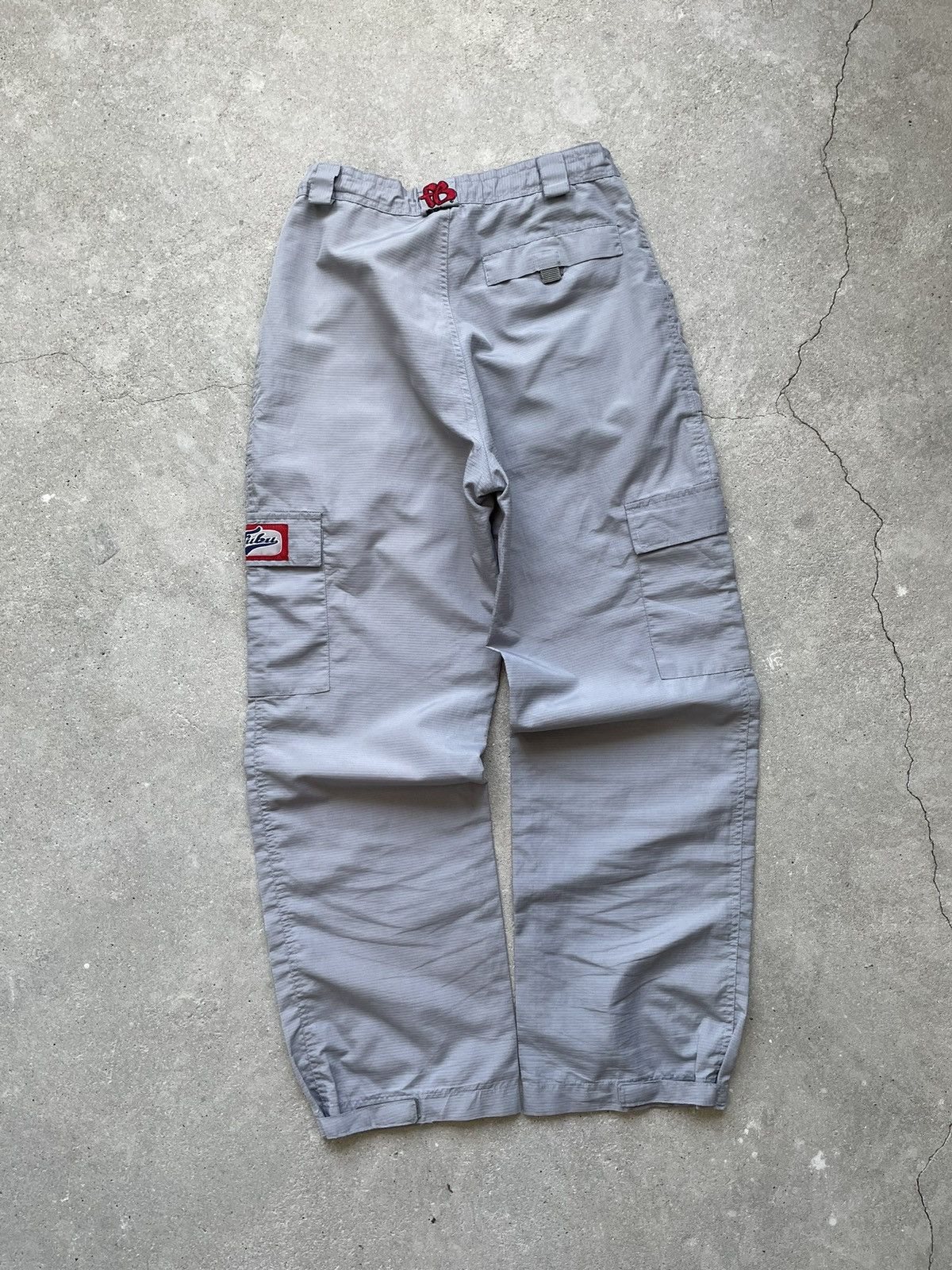 Fubu × Vintage Vintage Fubu track pants nylon grey rap Size US 29 - 9 Thumbnail