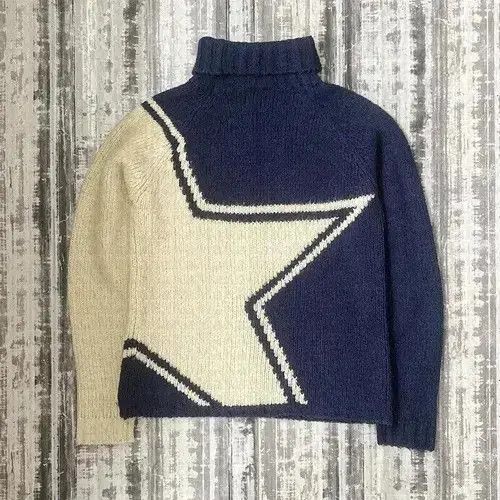 Aran Isles Knitwear O Neck Knitwear Y2K Clothing Men's Pullovers Size US M / EU 48-50 / 2 - 2 Thumbnail