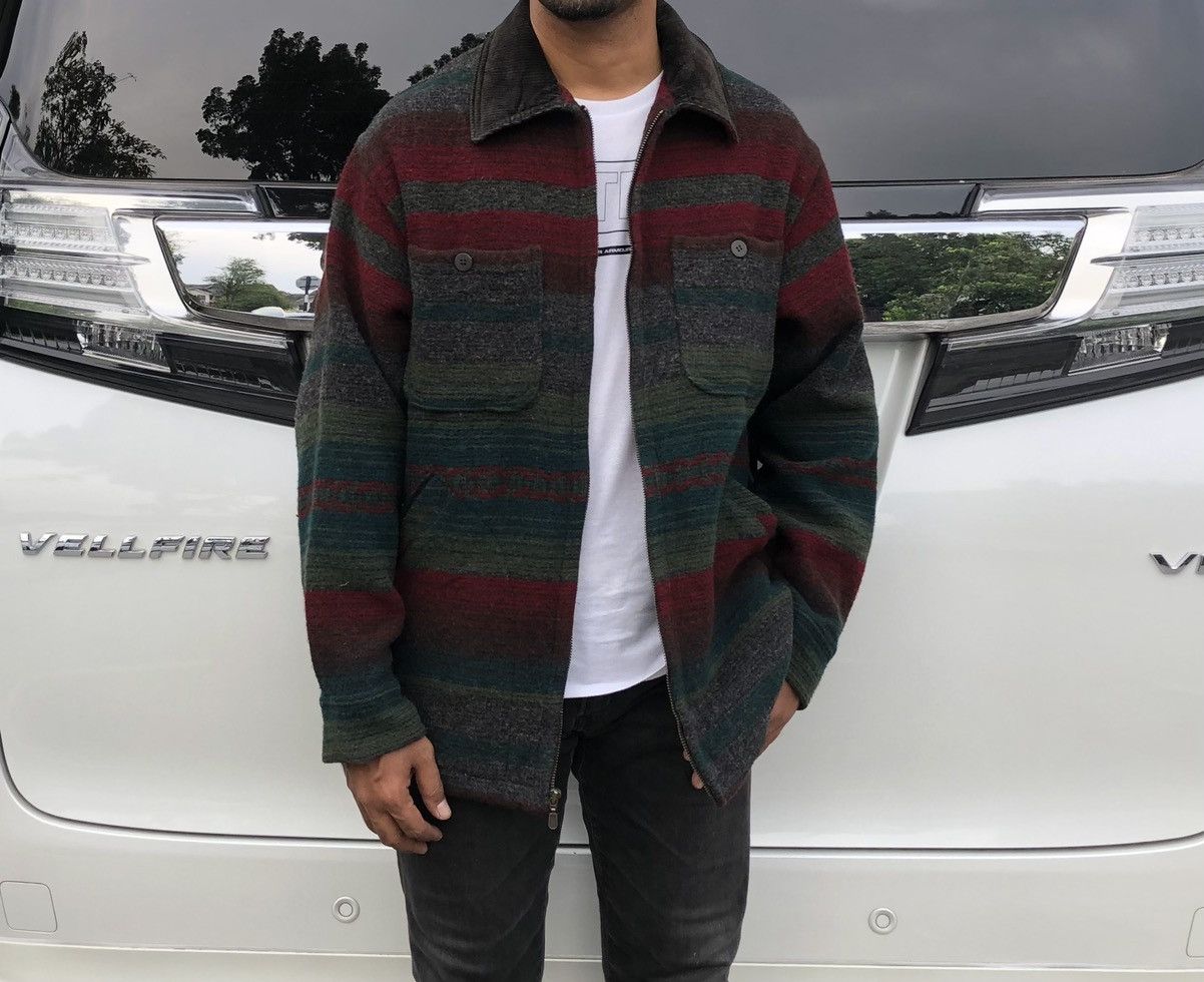 Woolrich Woolen Mills Woolrich Wool Striped Blanket Zipper Jacket Made In USA 🇺🇸 Size US M / EU 48-50 / 2 - 5 Thumbnail