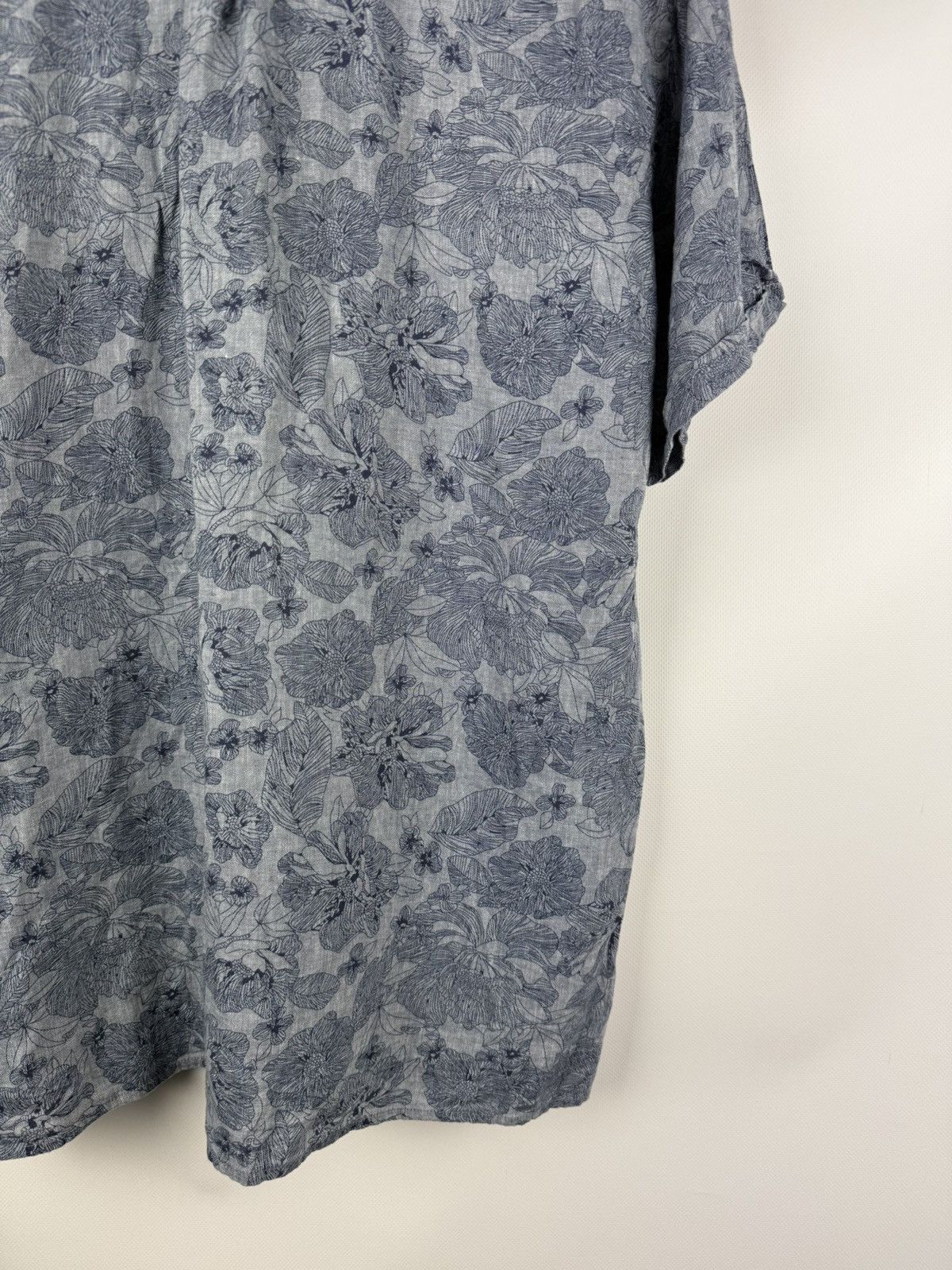 Barbour Barbour Lyocell Linen Overprinted Button Up Hawaiian Shirt Size US XL / EU 56 / 4 - 20 Thumbnail