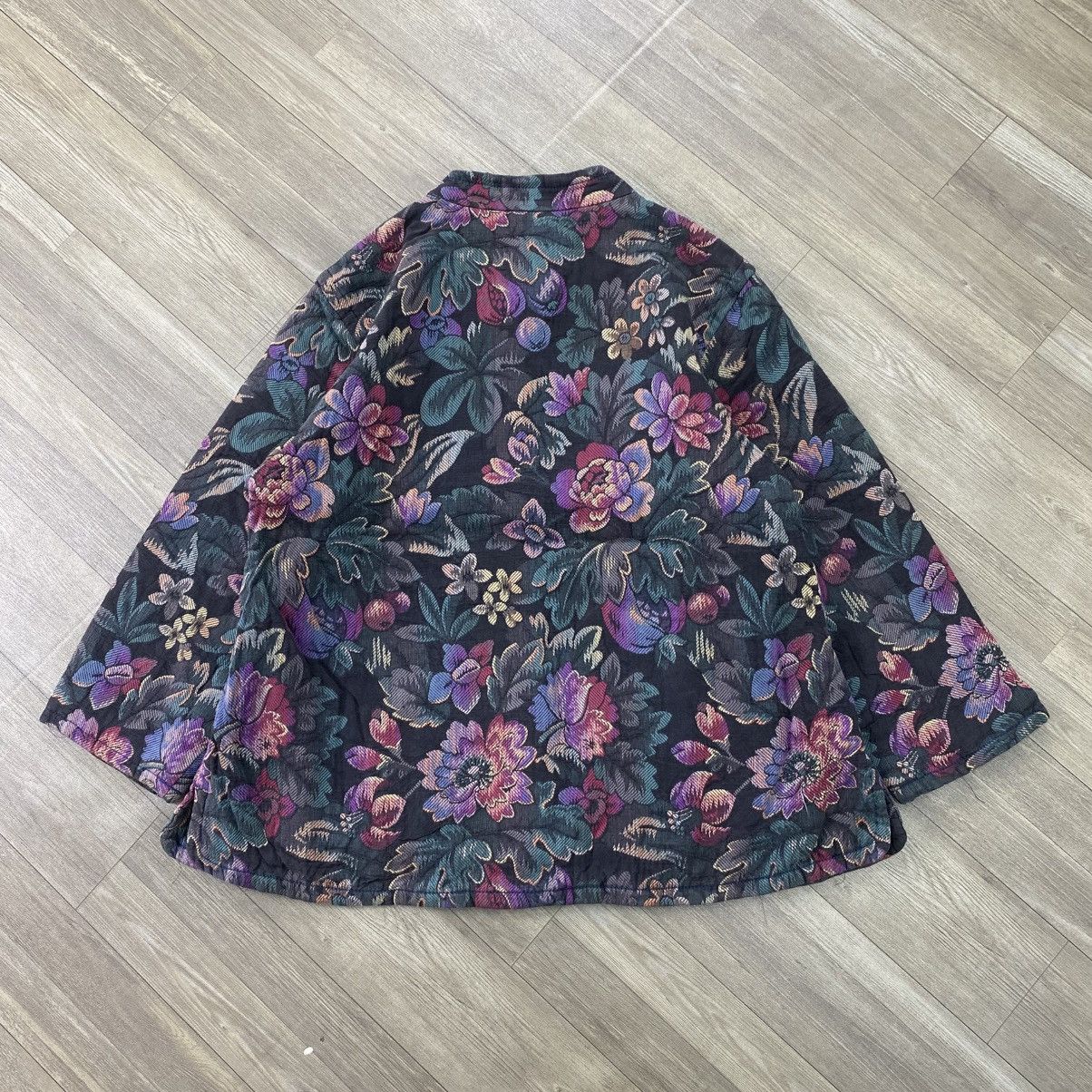 Yves Saint Laurent 1980s Vintage Yves Saint Lauren Florals YSL Boutique Blazers Size M / US 6-8 / IT 42-44 - 15 Thumbnail