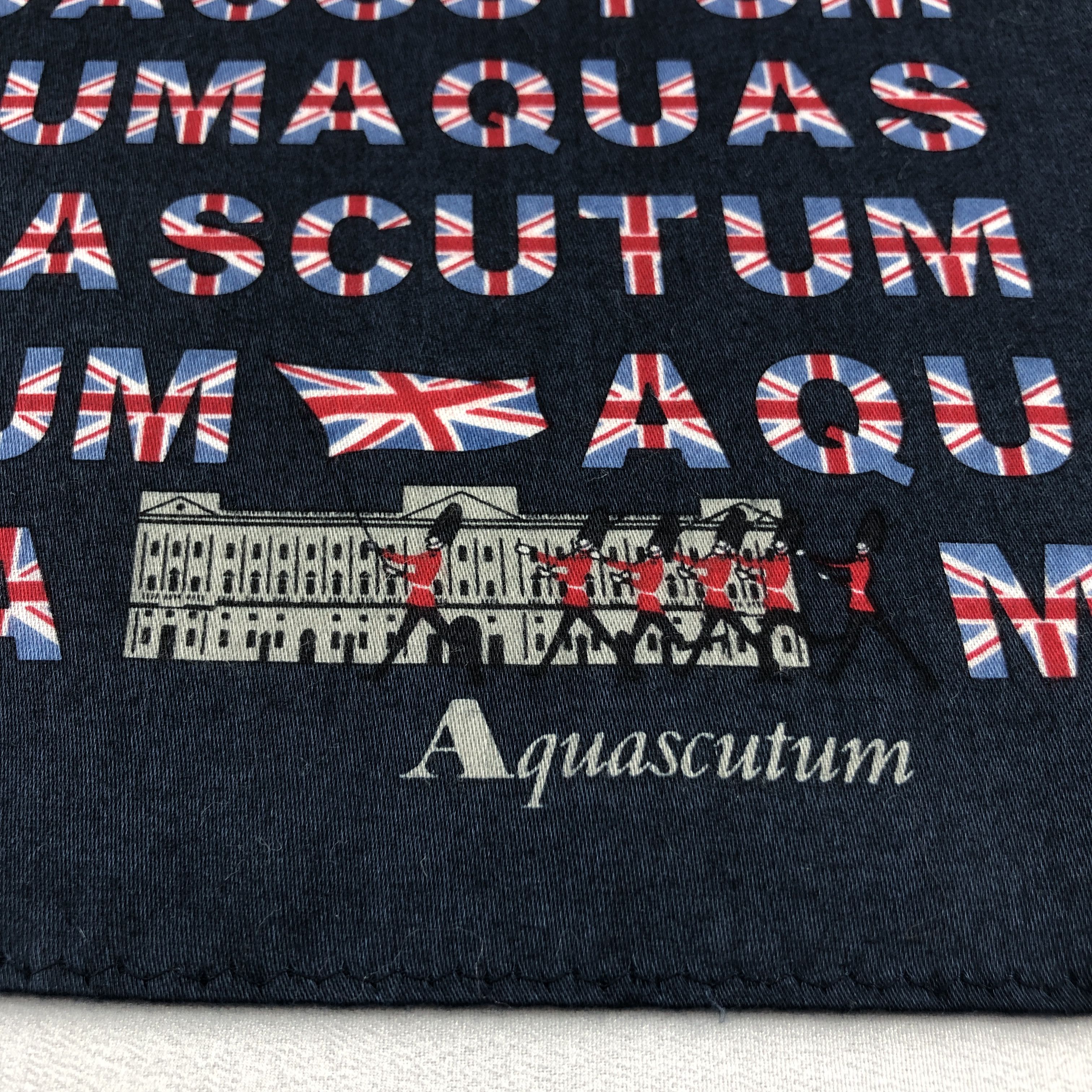 Aquascutum Aquascutum Union Jack Handkerchief Neckerchief Bandana H2996 Size ONE SIZE - 3 Thumbnail
