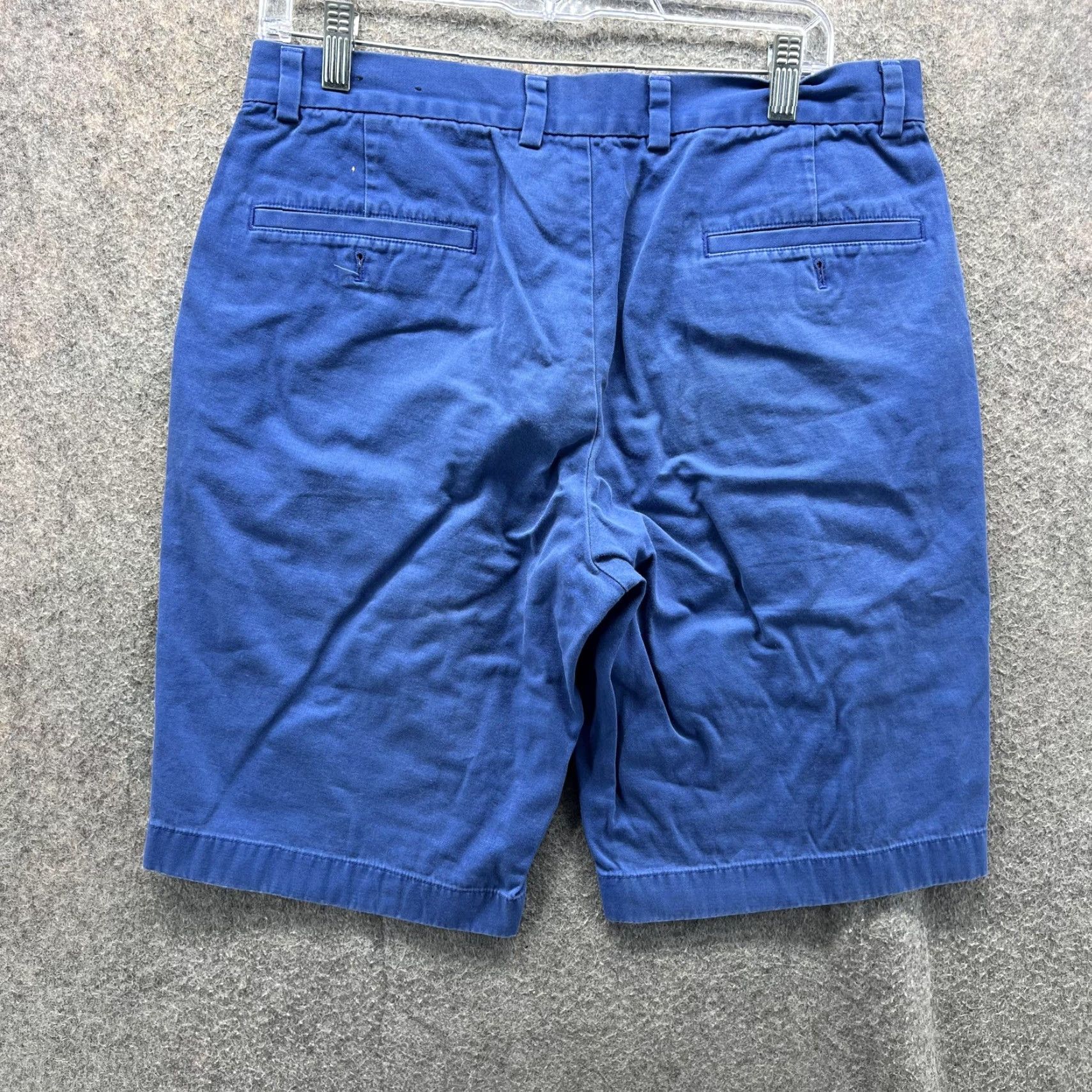 Brooks Brothers Brooks Brothers 346 Shorts Mens 33 Blue Chino Cotton Flat Front Casual Golf Size US 33 - 2 Thumbnail