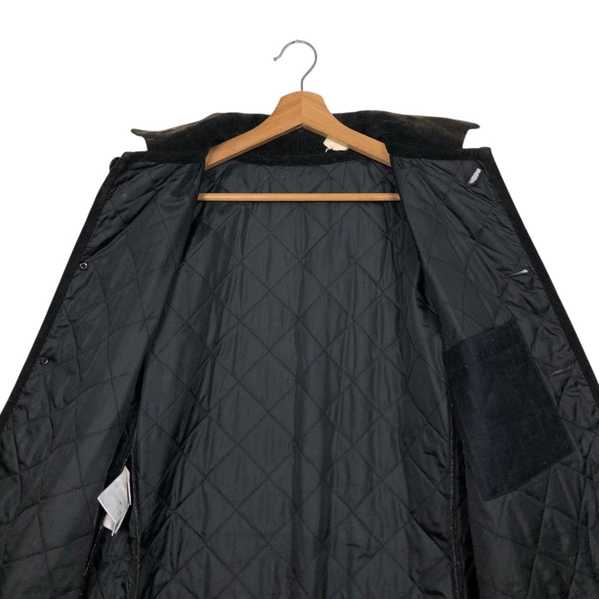 Mackintosh Men’s Quilted Coat with Button Front and Corduroy Collar Size US M / EU 48-50 / 2 - 16 Thumbnail