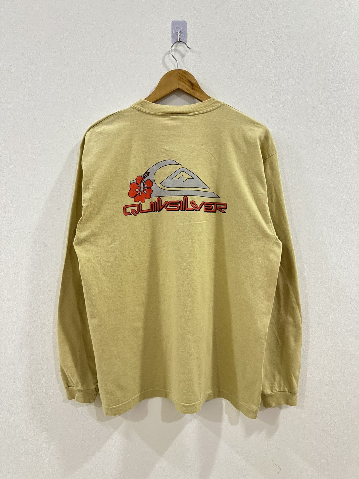 Quiksilver × Vintage VINTAGE 90s QUIKSILVER L/S SHIRT Size US L / EU 52-54 / 3 - 1 Thumbnail